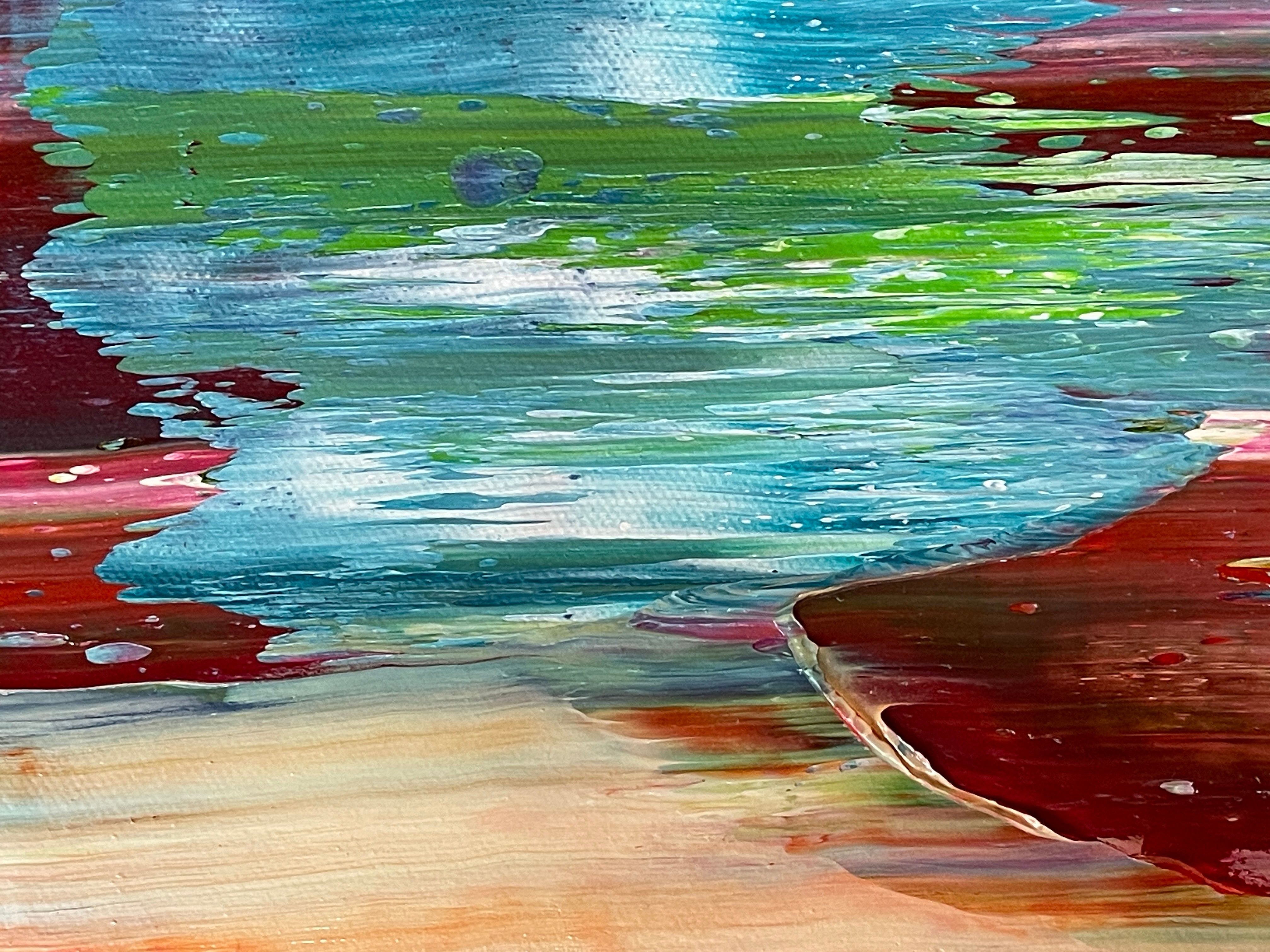 Artwork by Robert Niesse, Abstract informal 2024-2121-6, Made of Oil on canvas 