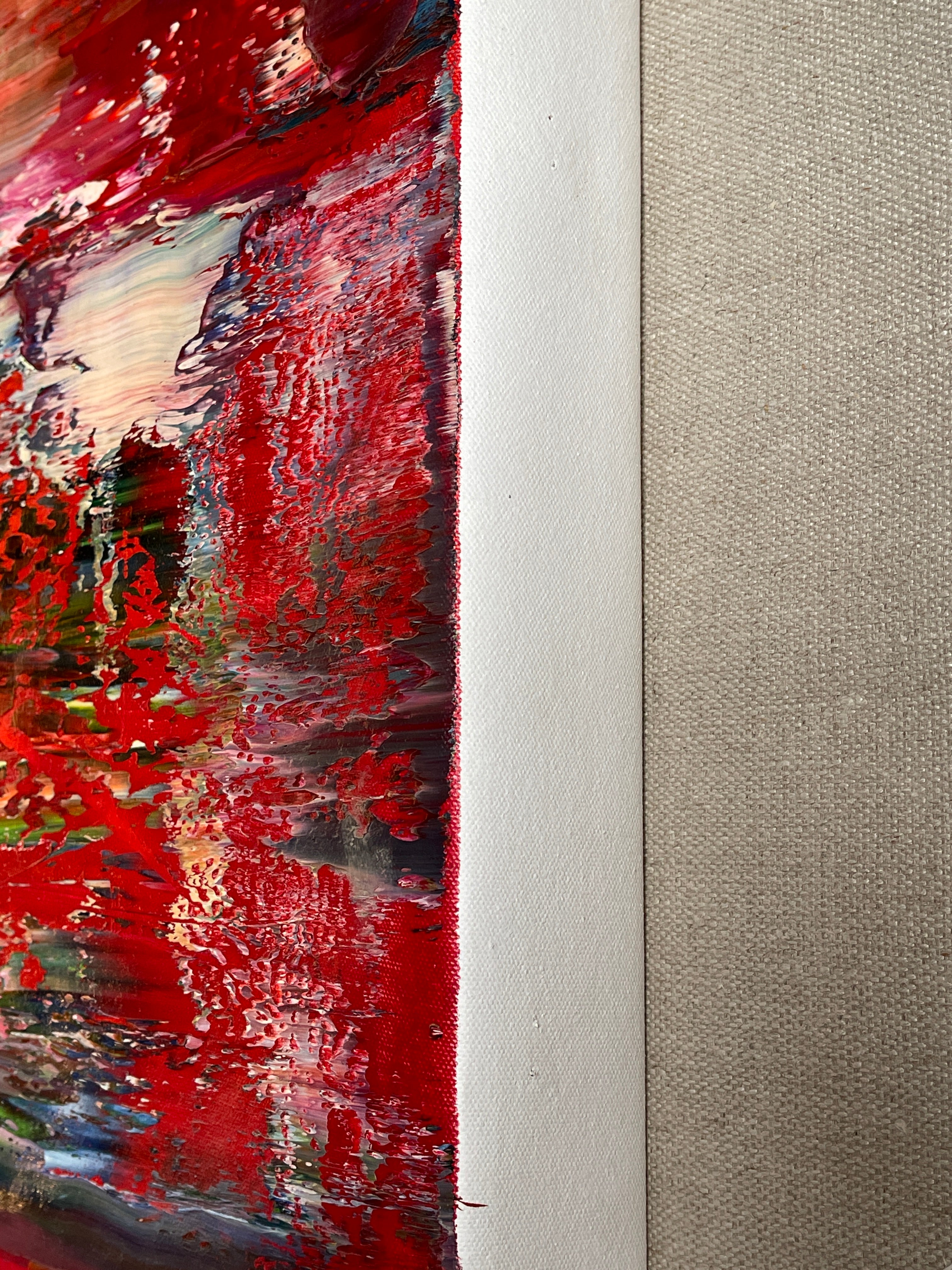 Artwork by Robert Niesse, Abstract informal 2024-2121-6, Made of Oil on canvas 