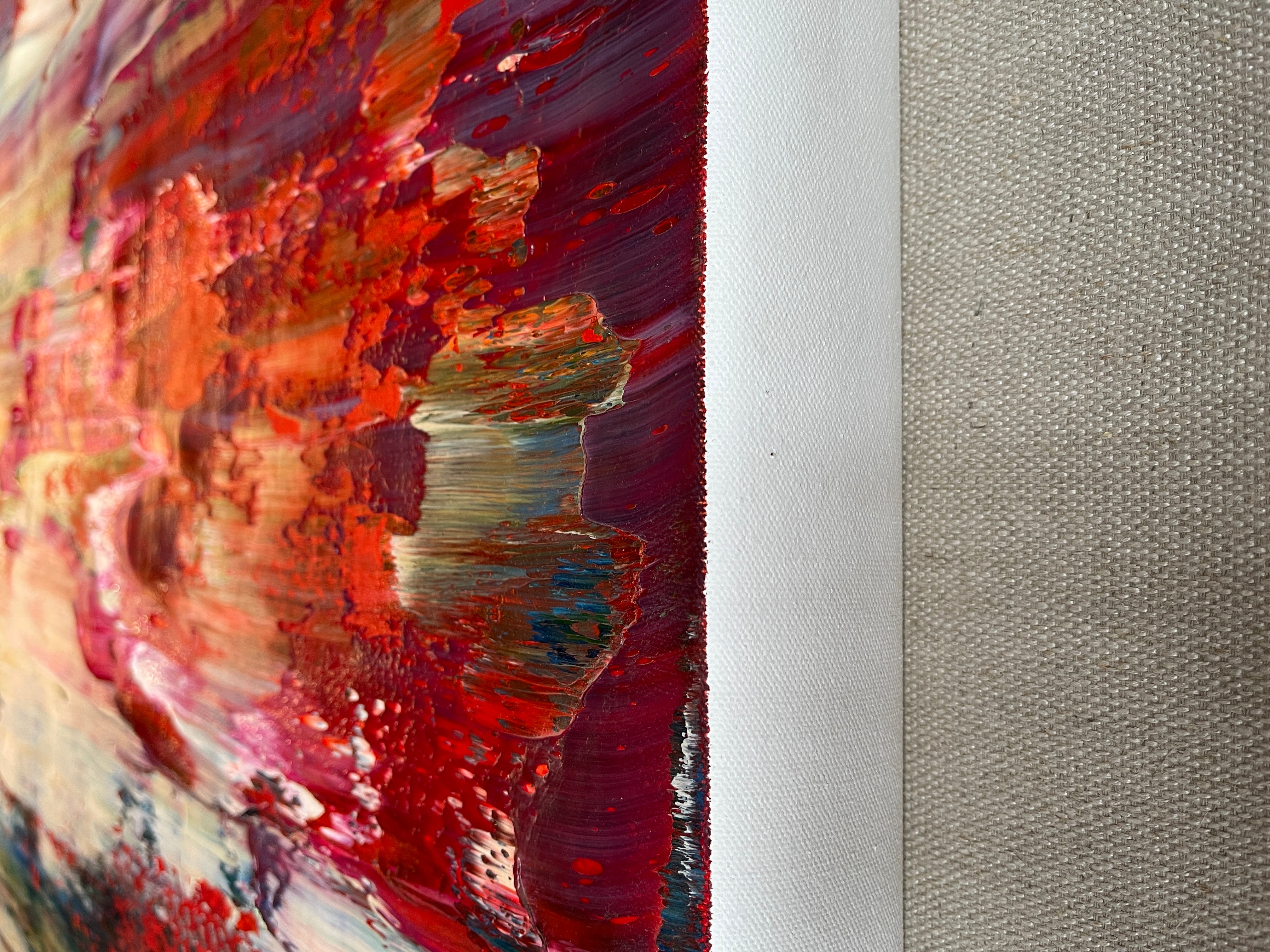 Artwork by Robert Niesse, Abstract informal 2024-2121-6, Made of Oil on canvas 