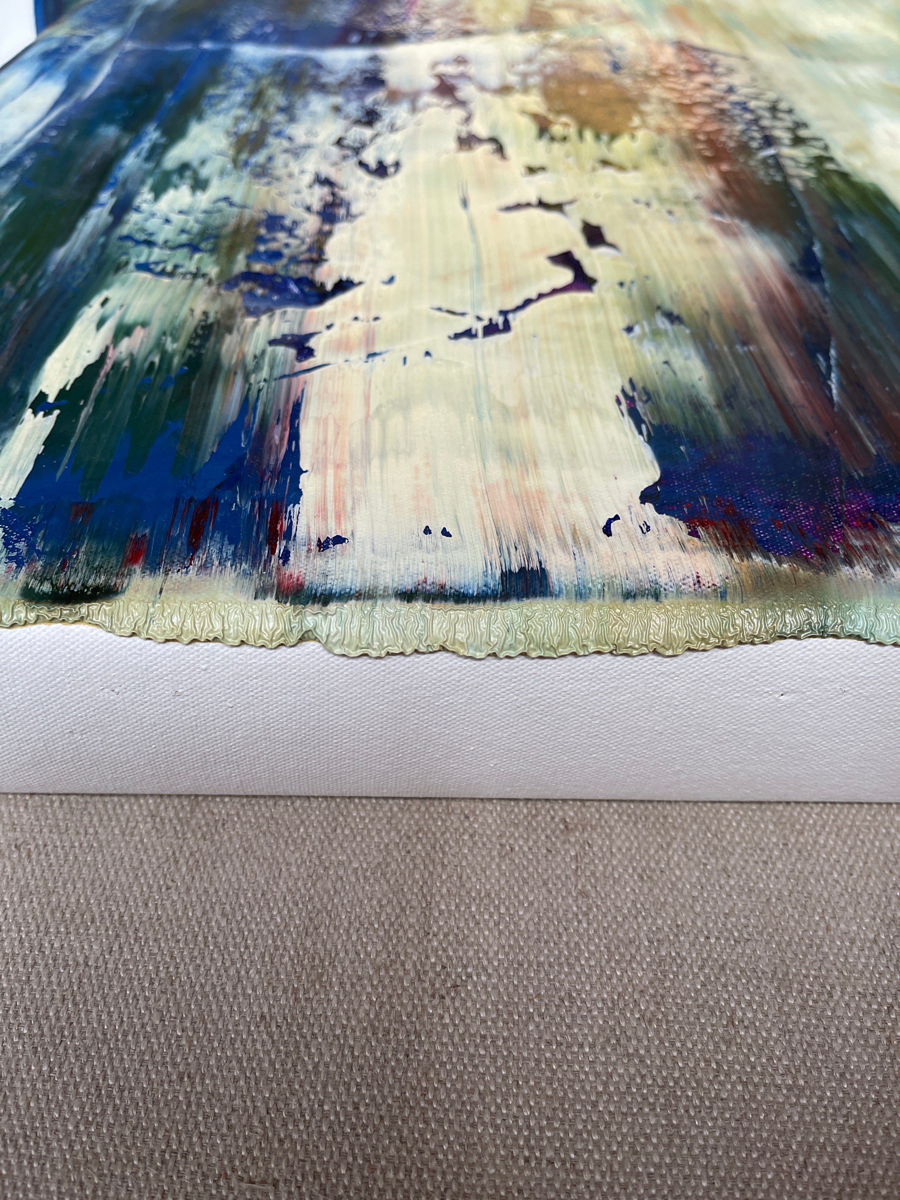 Artwork by Robert Niesse, Abstract informal 2024-2122-1, Made of Oil on canvas 