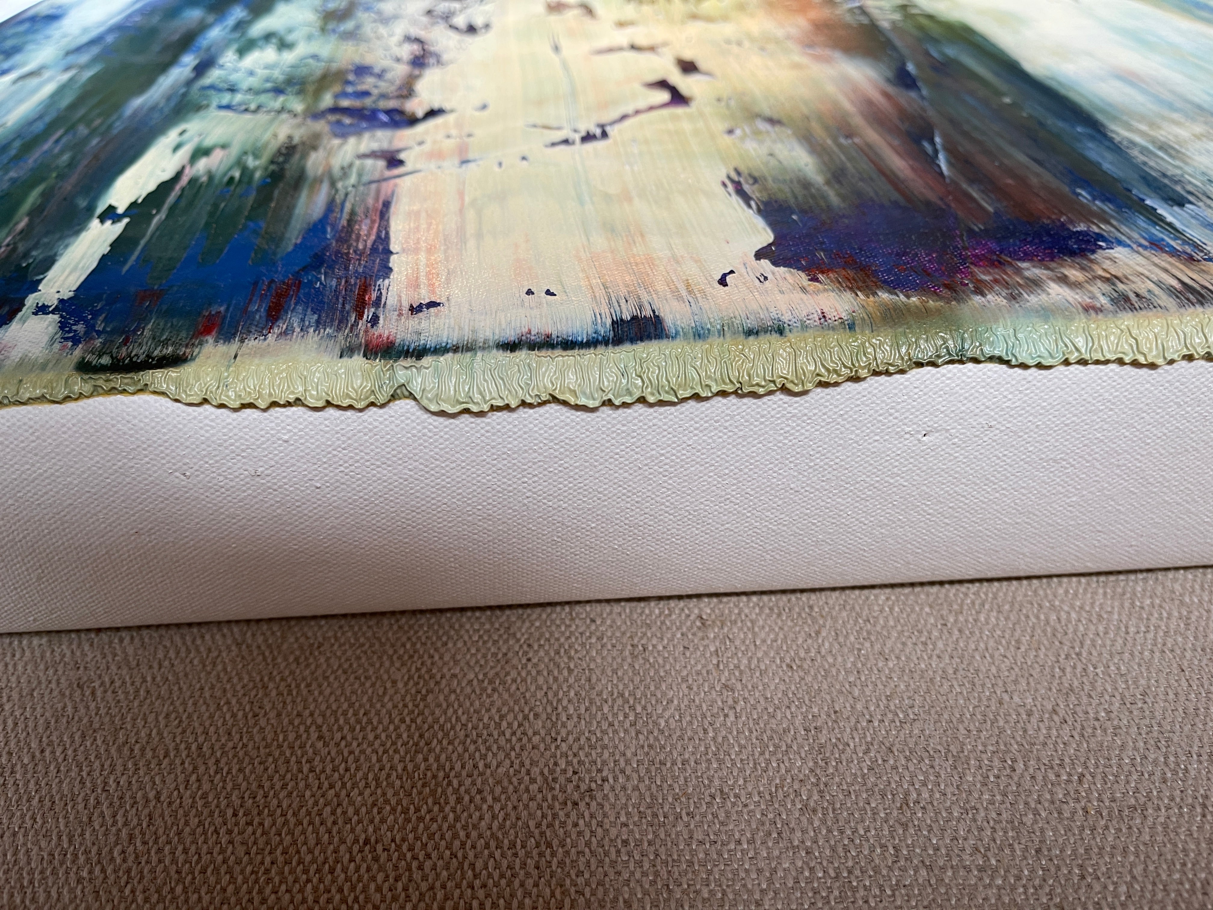 Artwork by Robert Niesse, Abstract informal 2024-2122-1, Made of Oil on canvas 