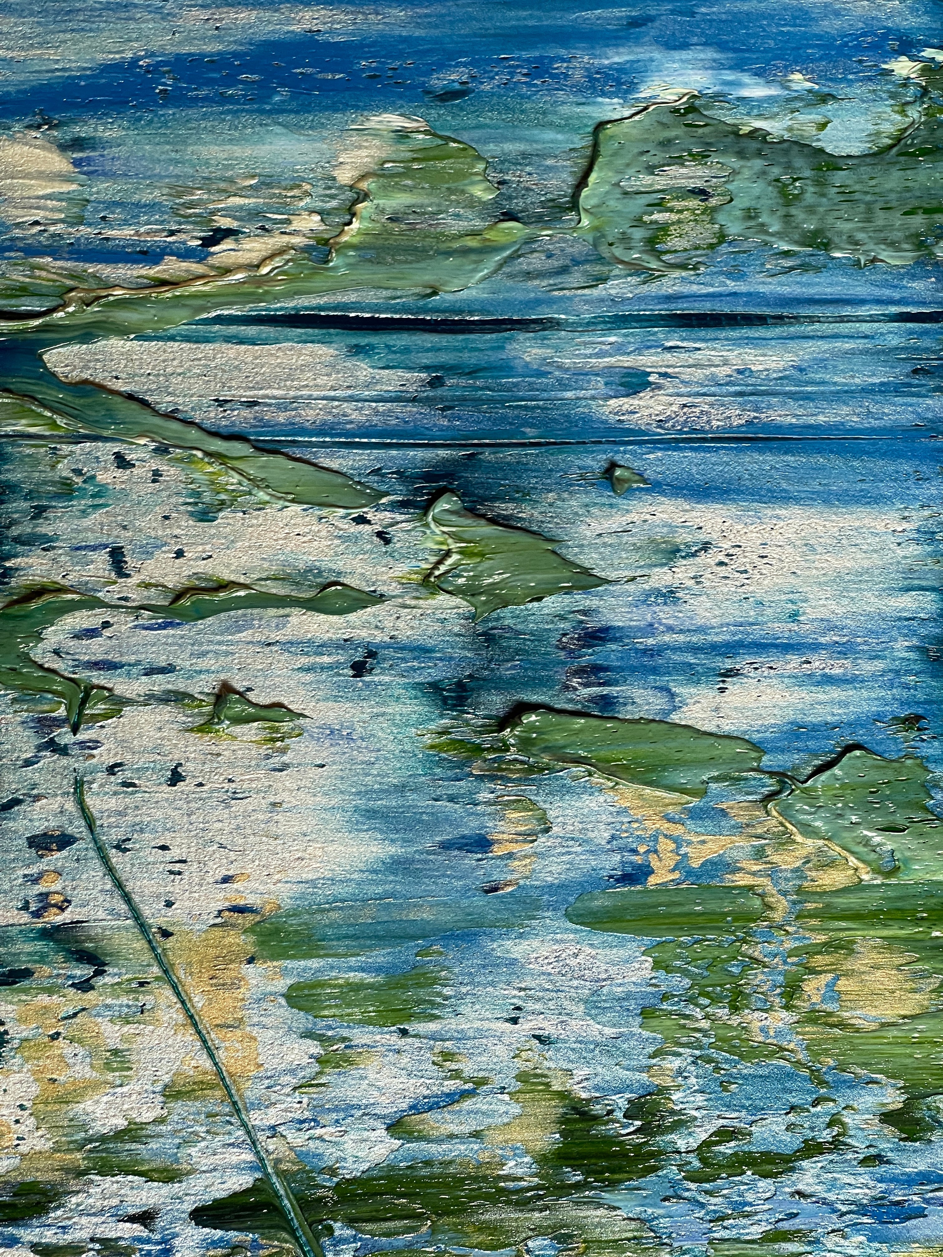 Artwork by Robert Niesse, Abstract informal 2024-2123-4, Made of Oil on canvas 