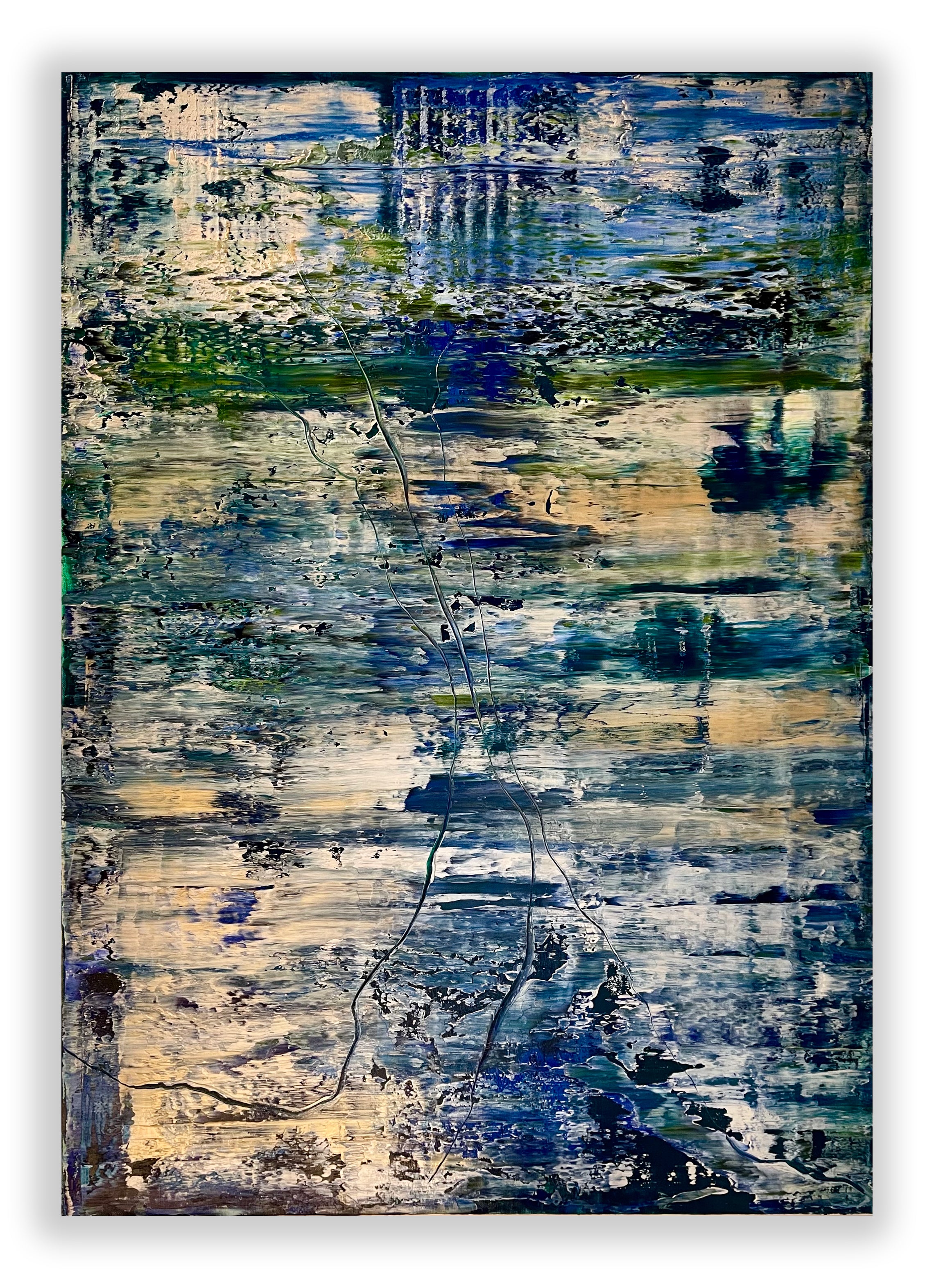 Abstract informal 2024-2123-4 by Robert Niesse, 2024