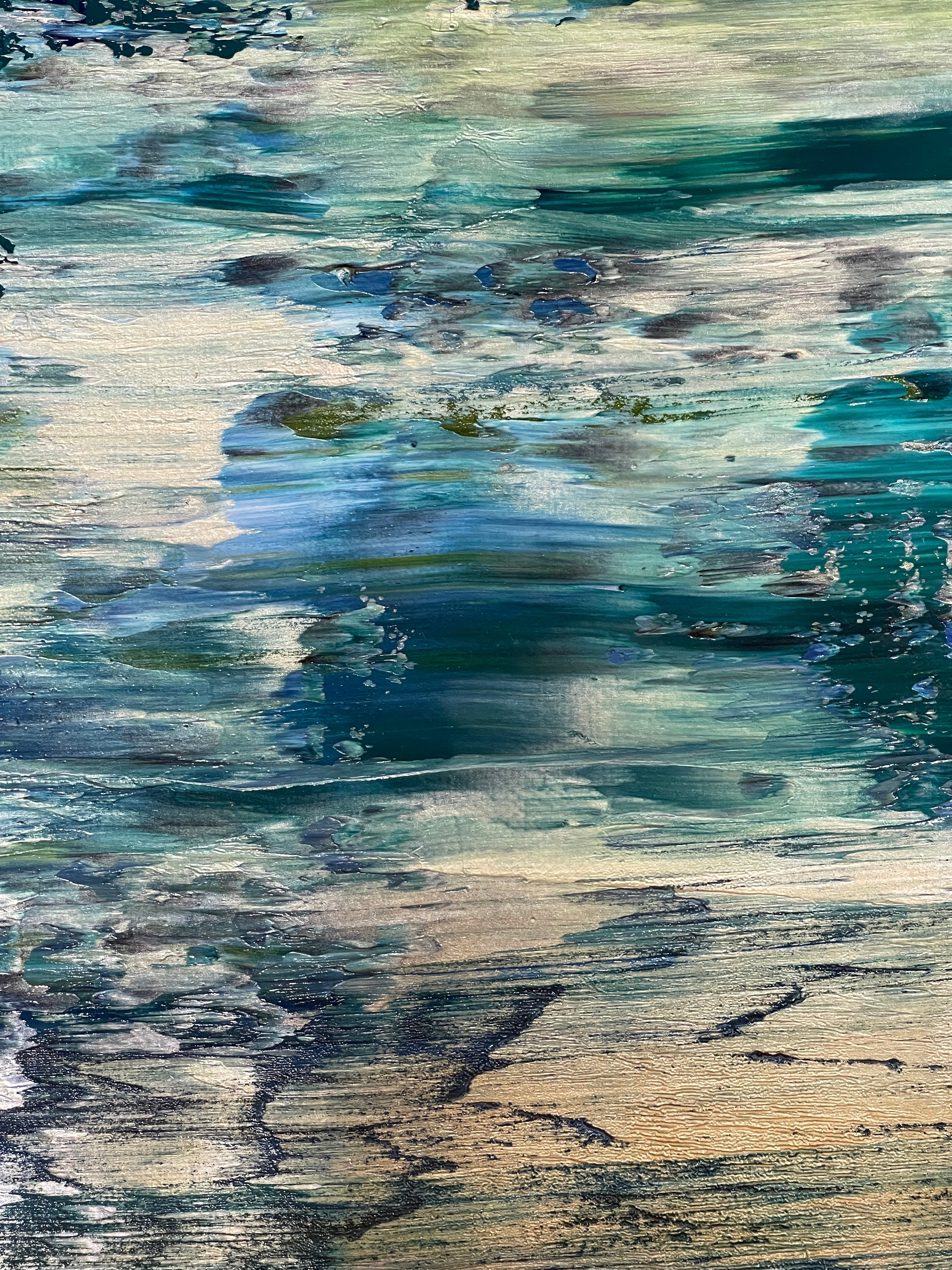 Artwork by Robert Niesse, Abstract informal 2024-2123-4, Made of Oil on canvas 