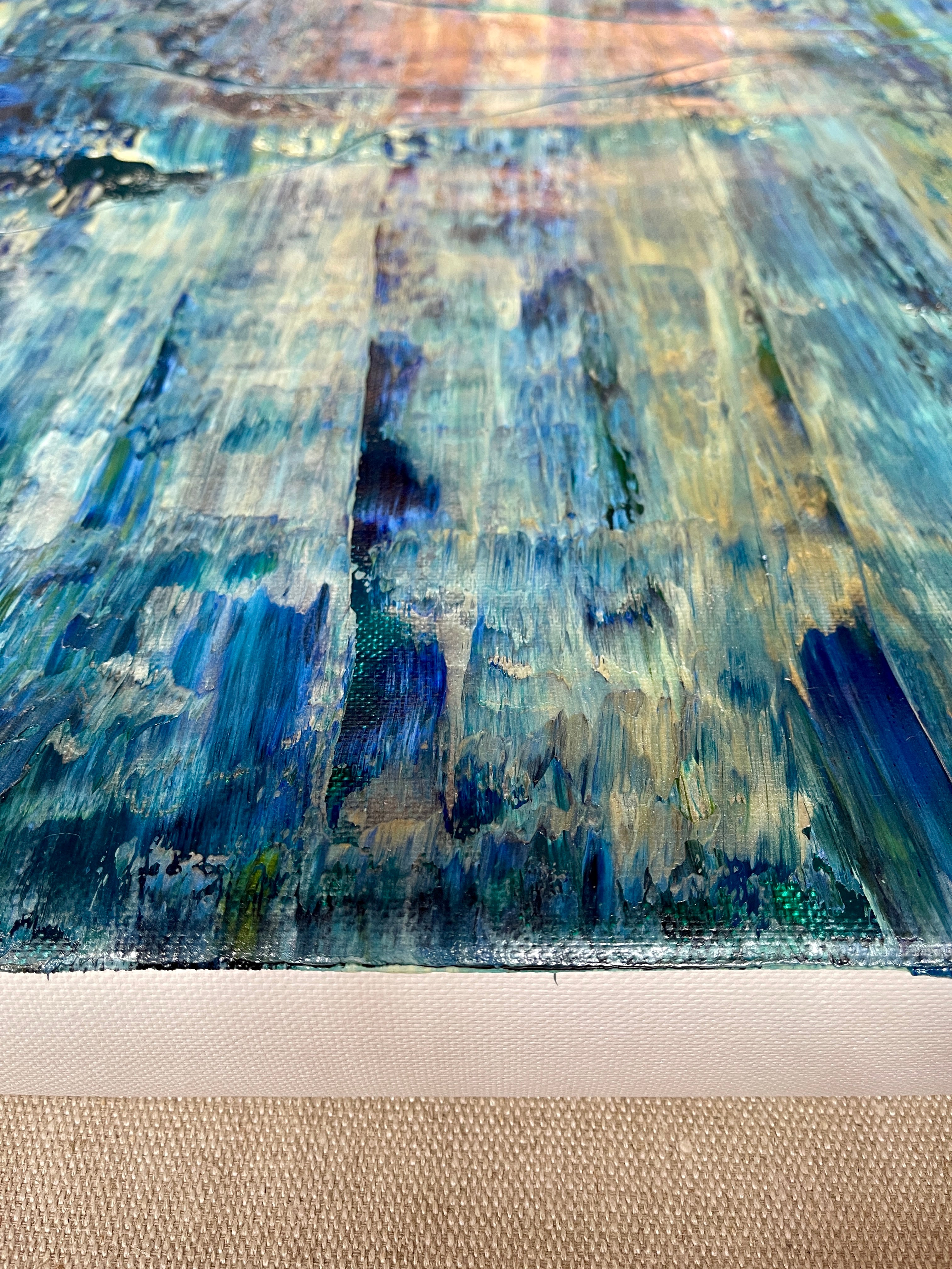 Artwork by Robert Niesse, Abstract informal 2024-2123-4, Made of Oil on canvas 