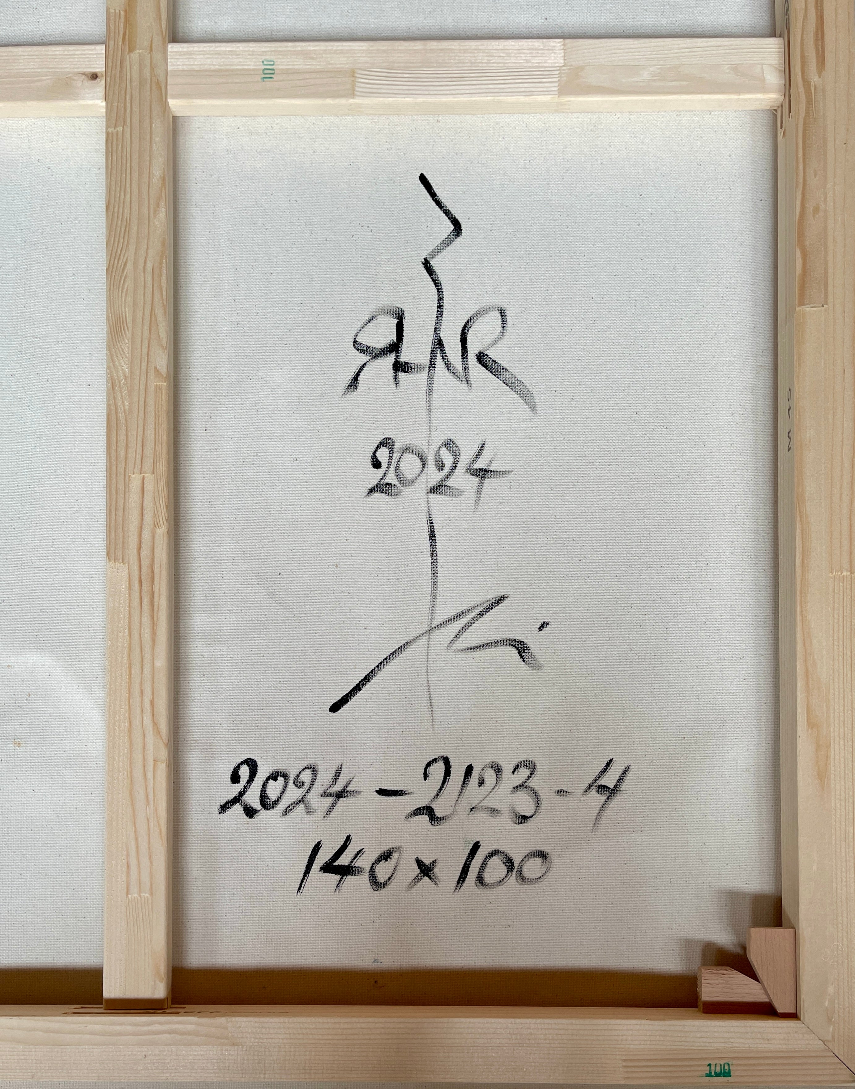 Artwork by Robert Niesse, Abstract informal 2024-2123-4, Made of Oil on canvas 