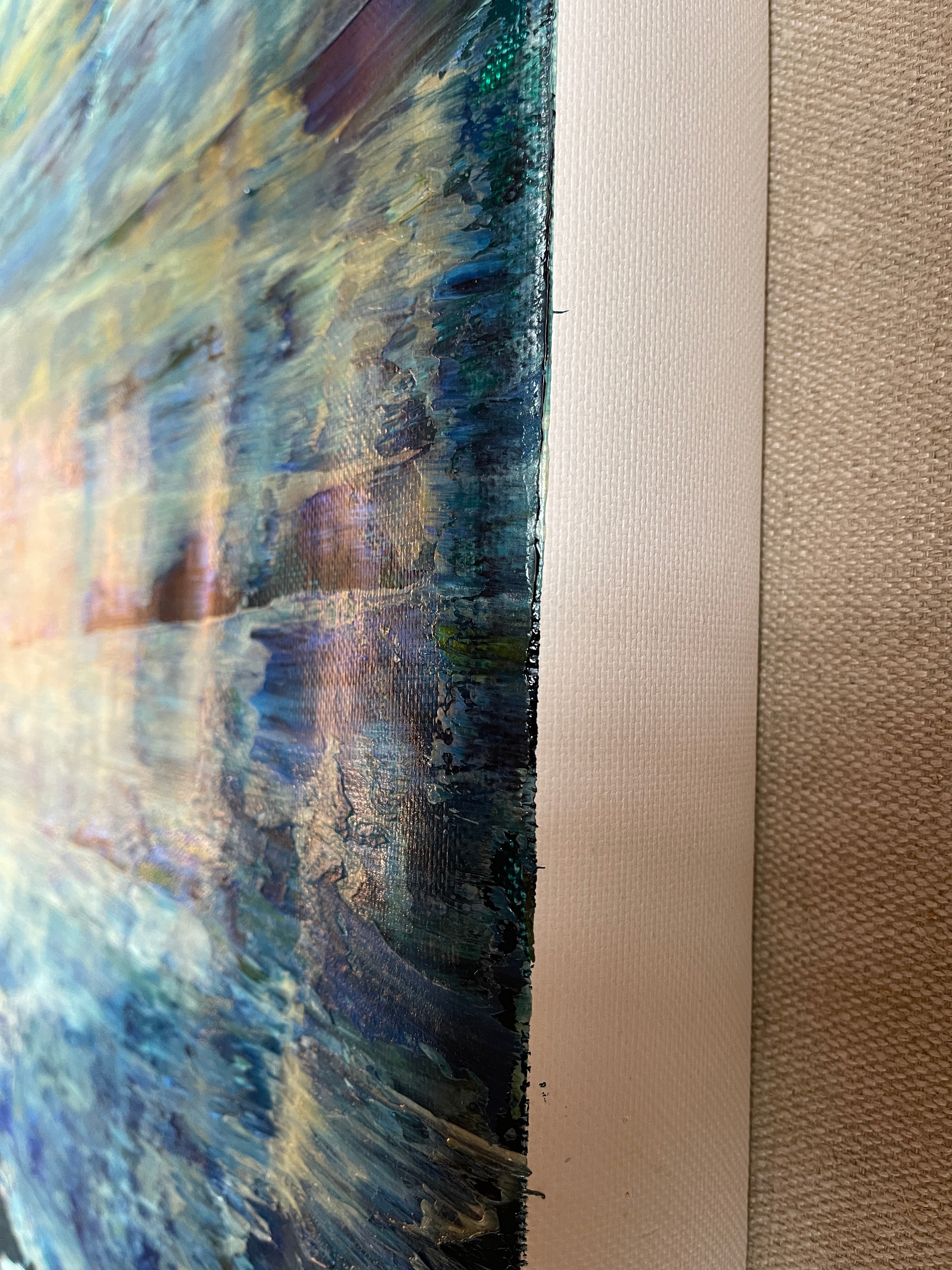 Artwork by Robert Niesse, Abstract informal 2024-2123-4, Made of Oil on canvas 