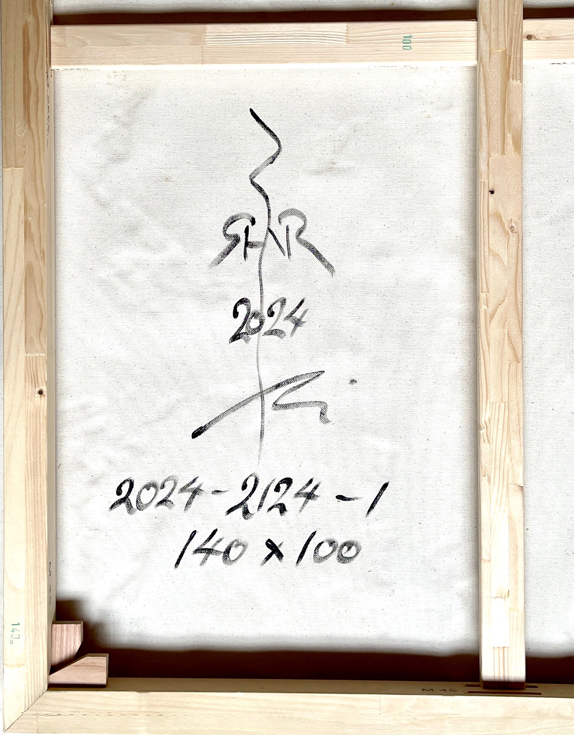 Artwork by Robert Niesse, Abstract informal 2024-2124-1, Made of Oil on canvas 