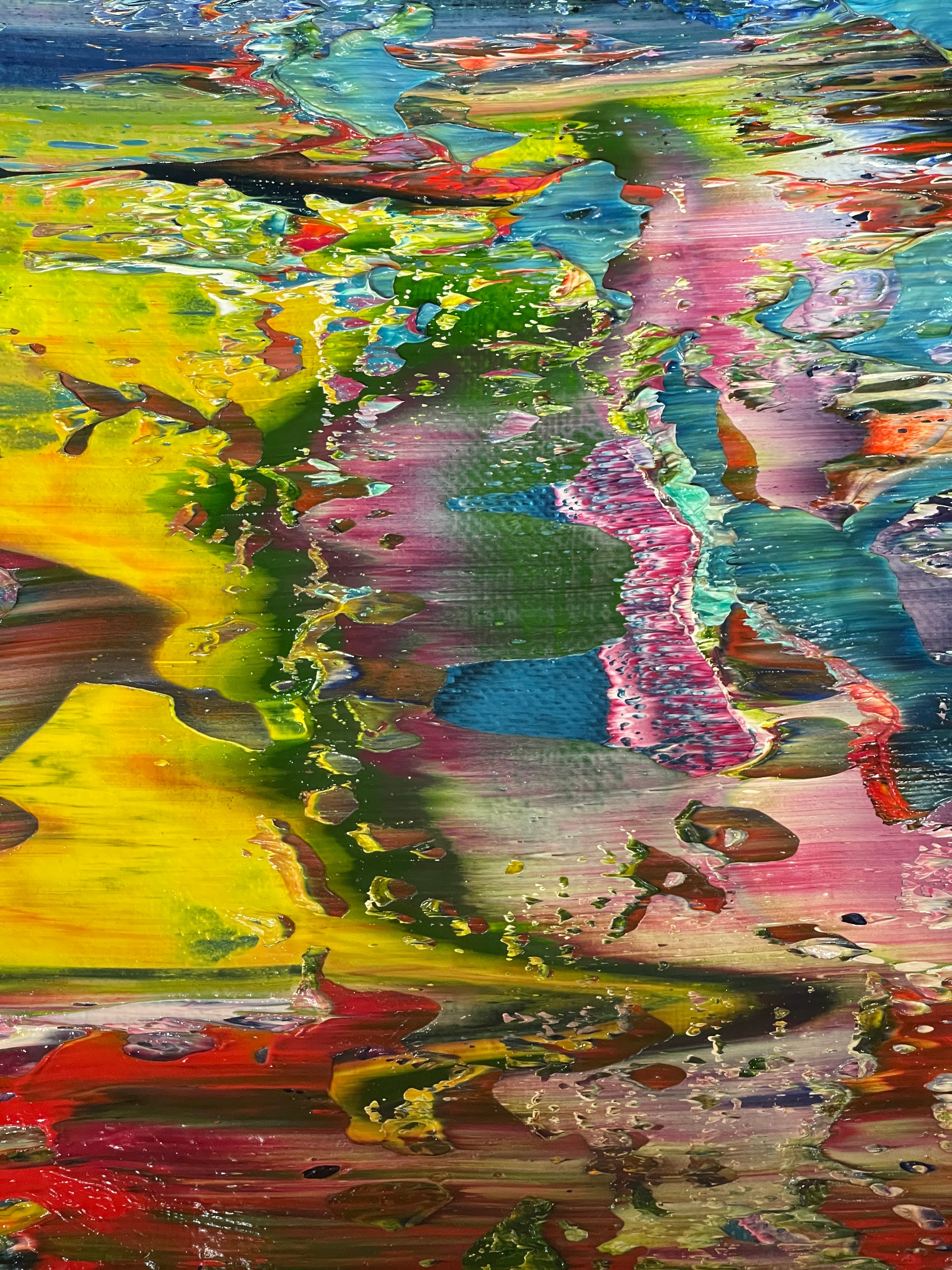 Artwork by Robert Niesse, Abstract informal 2024-2124-1, Made of Oil on canvas 