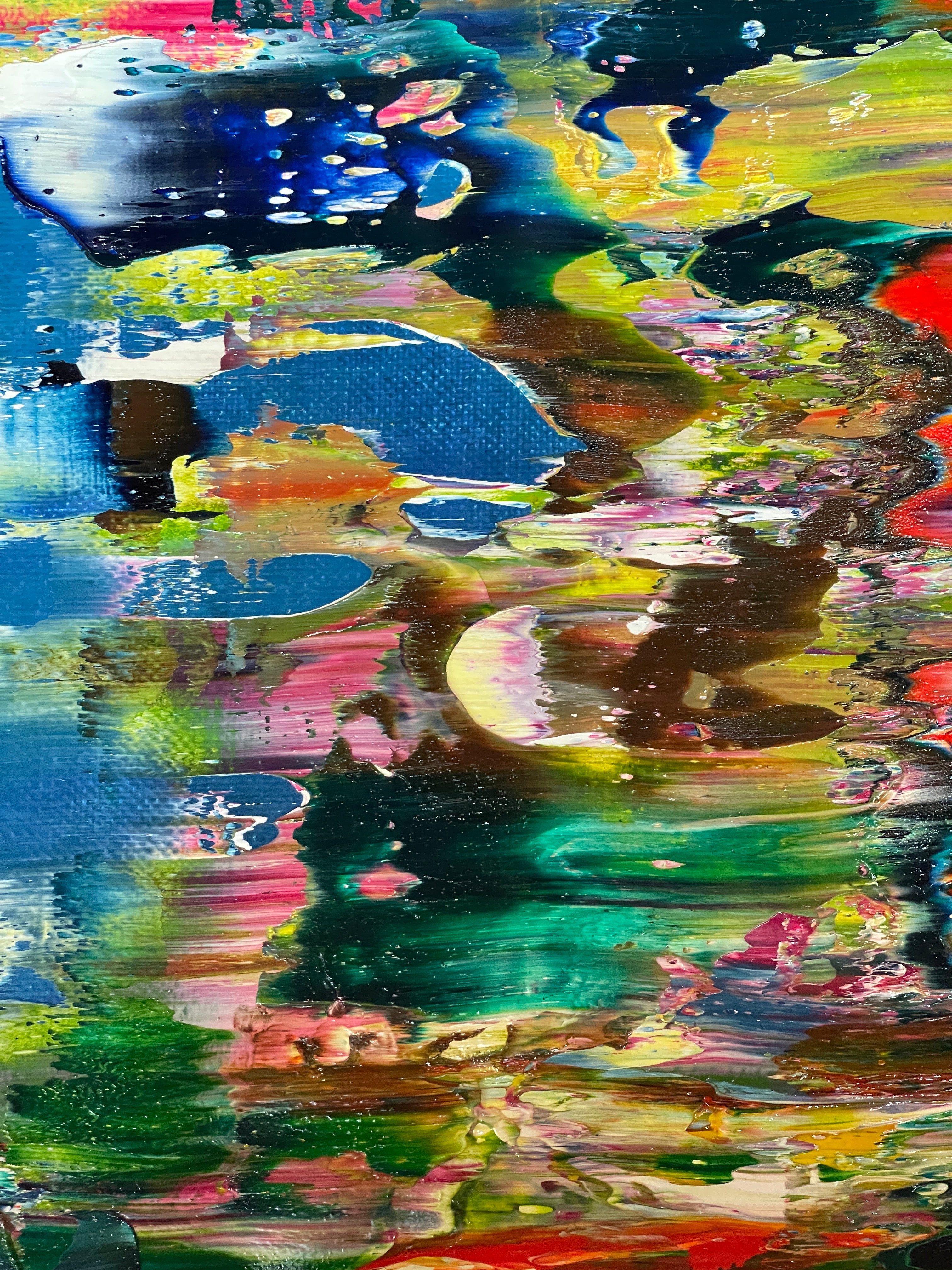 Artwork by Robert Niesse, Abstract informal 2024-2124-1, Made of Oil on canvas 