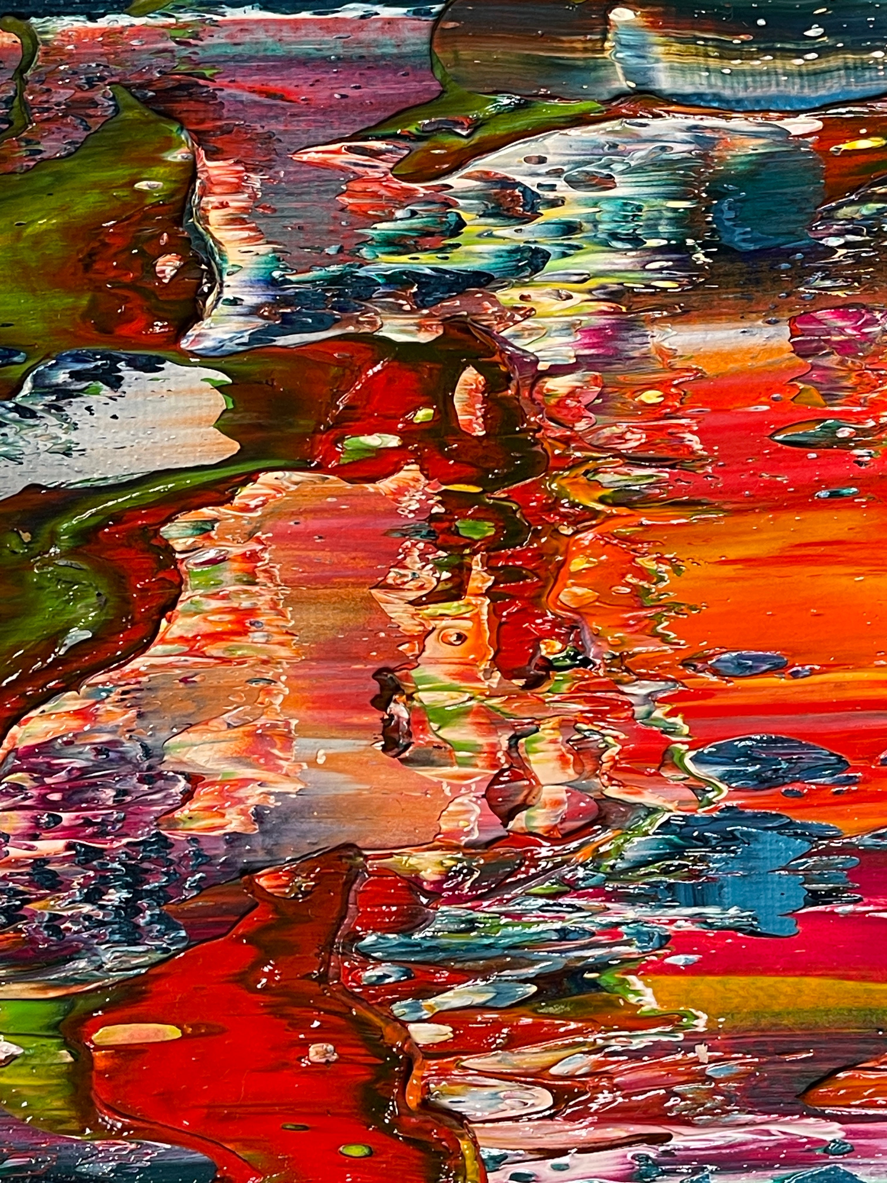 Artwork by Robert Niesse, Abstract informal 2024-2124-1, Made of Oil on canvas 