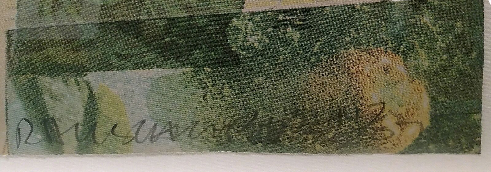 Artwork by Robert Rauschenberg, DEPOSIT, Made of Lithograph 