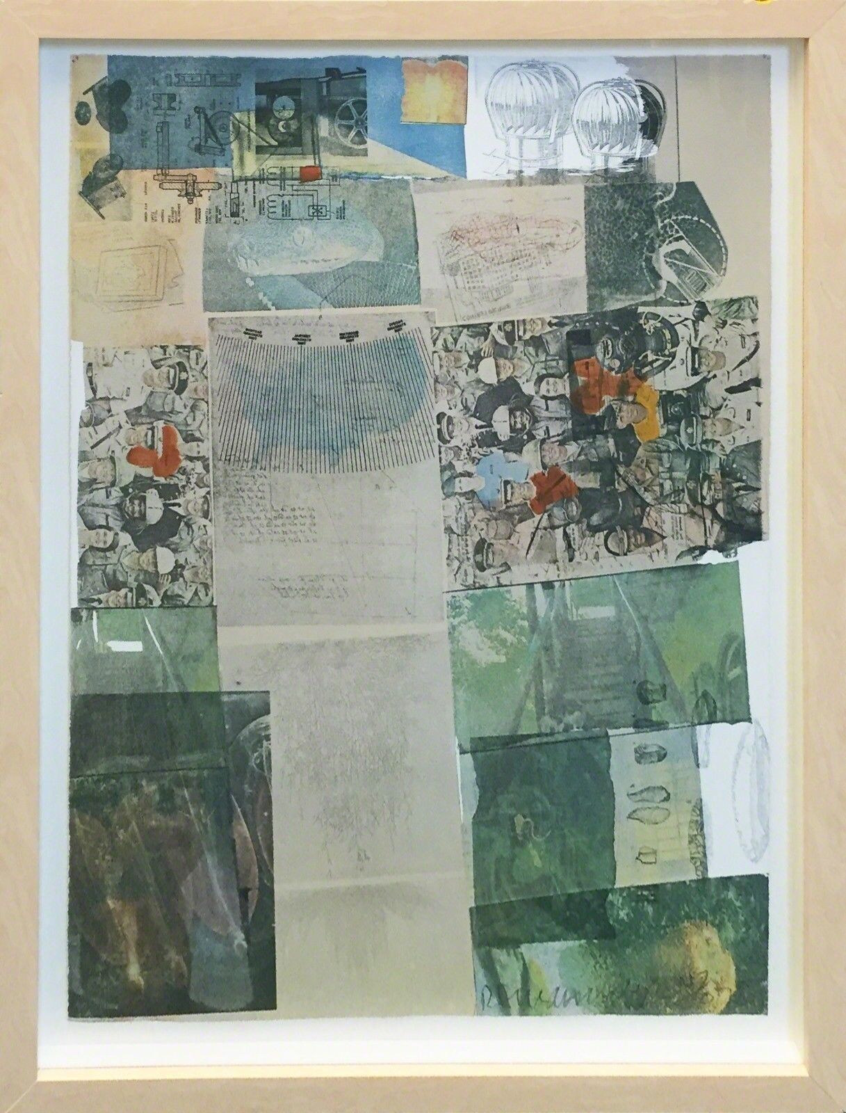 Artwork by Robert Rauschenberg, DEPOSIT, Made of Lithograph 
