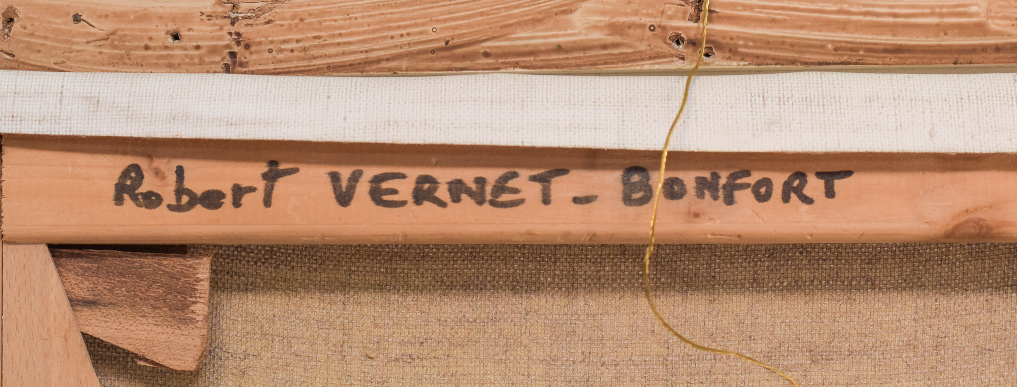 Artwork by Robert Vernet-Bonfort, Surreal Garden, Made of Oil on canvas 