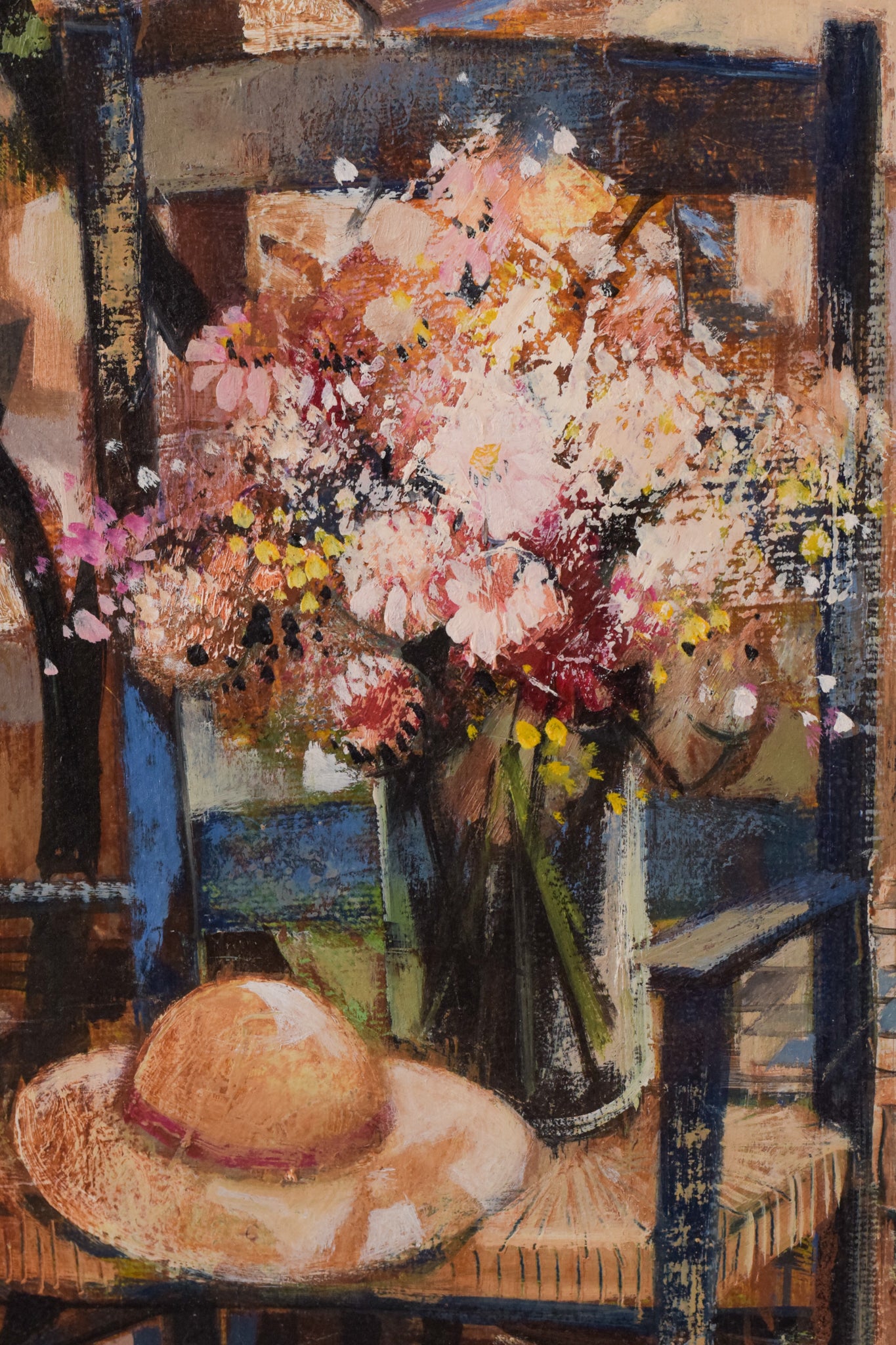 Artwork by Robert Vernet-Bonfort, Surreal Garden, Made of Oil on canvas 