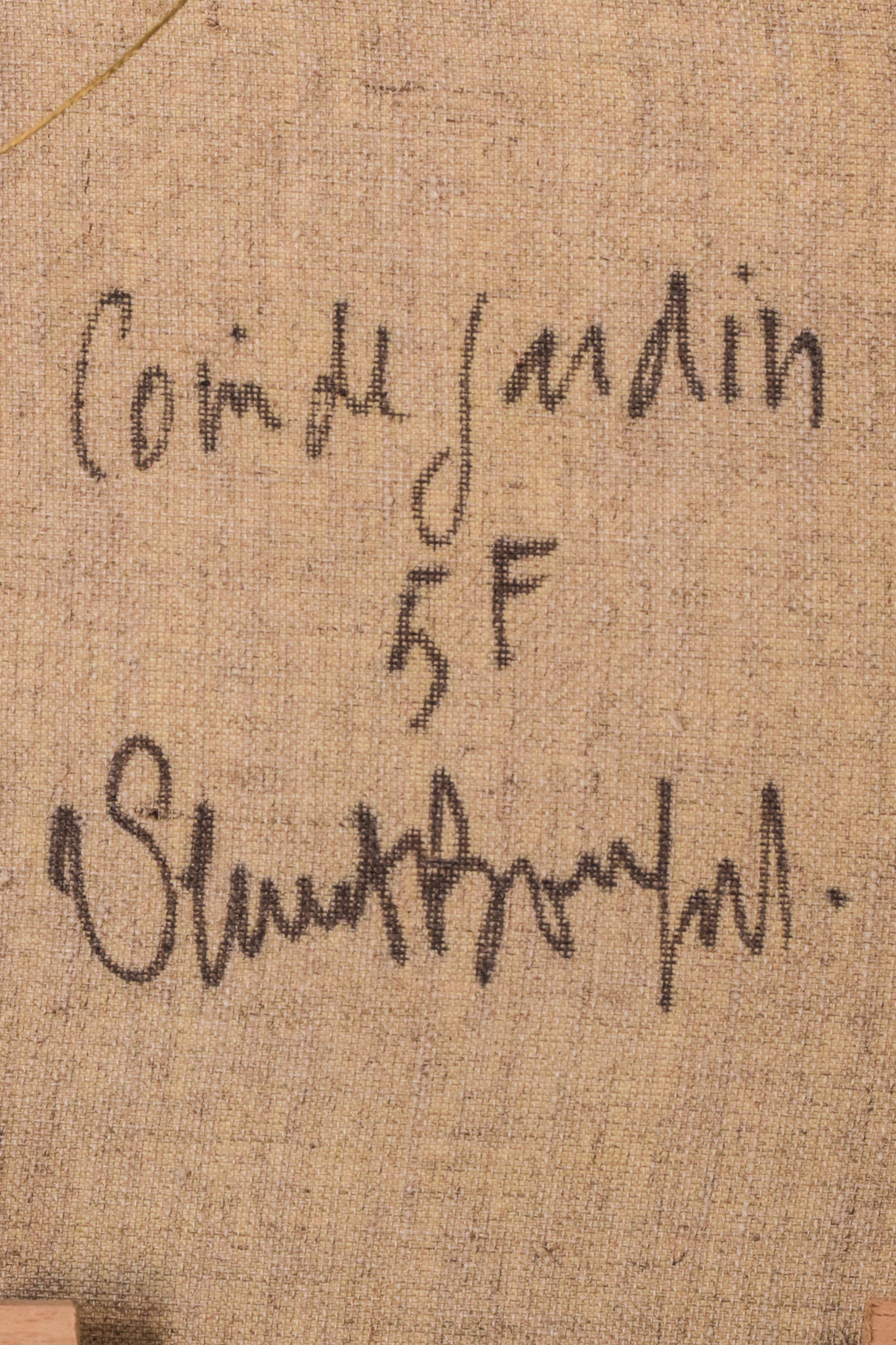 Artwork by Robert Vernet-Bonfort, Surreal Garden, Made of Oil on canvas 