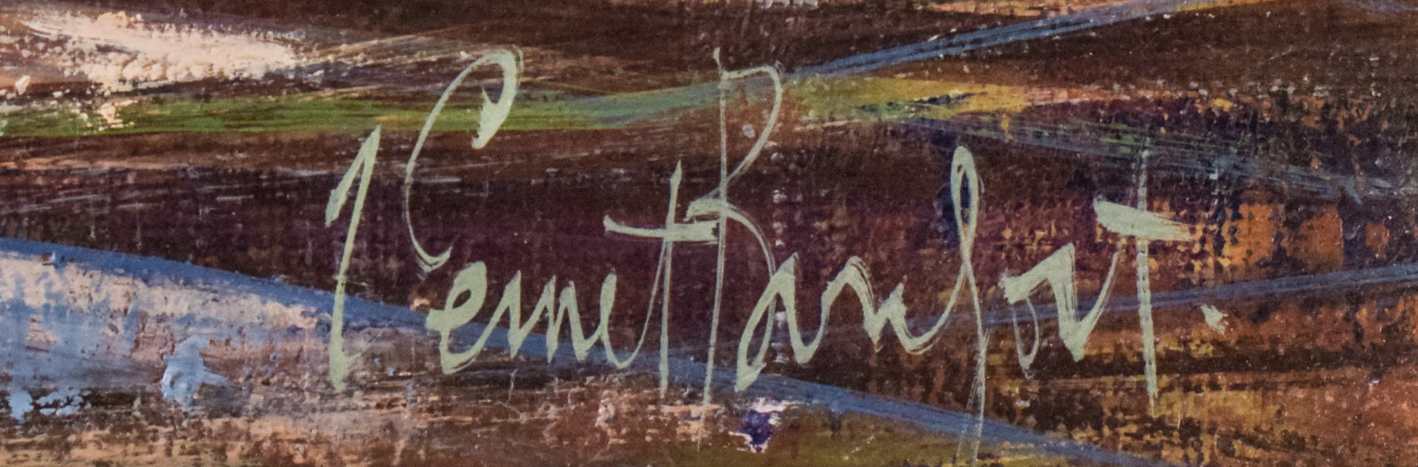 Artwork by Robert Vernet-Bonfort, Surreal Garden, Made of Oil on canvas 