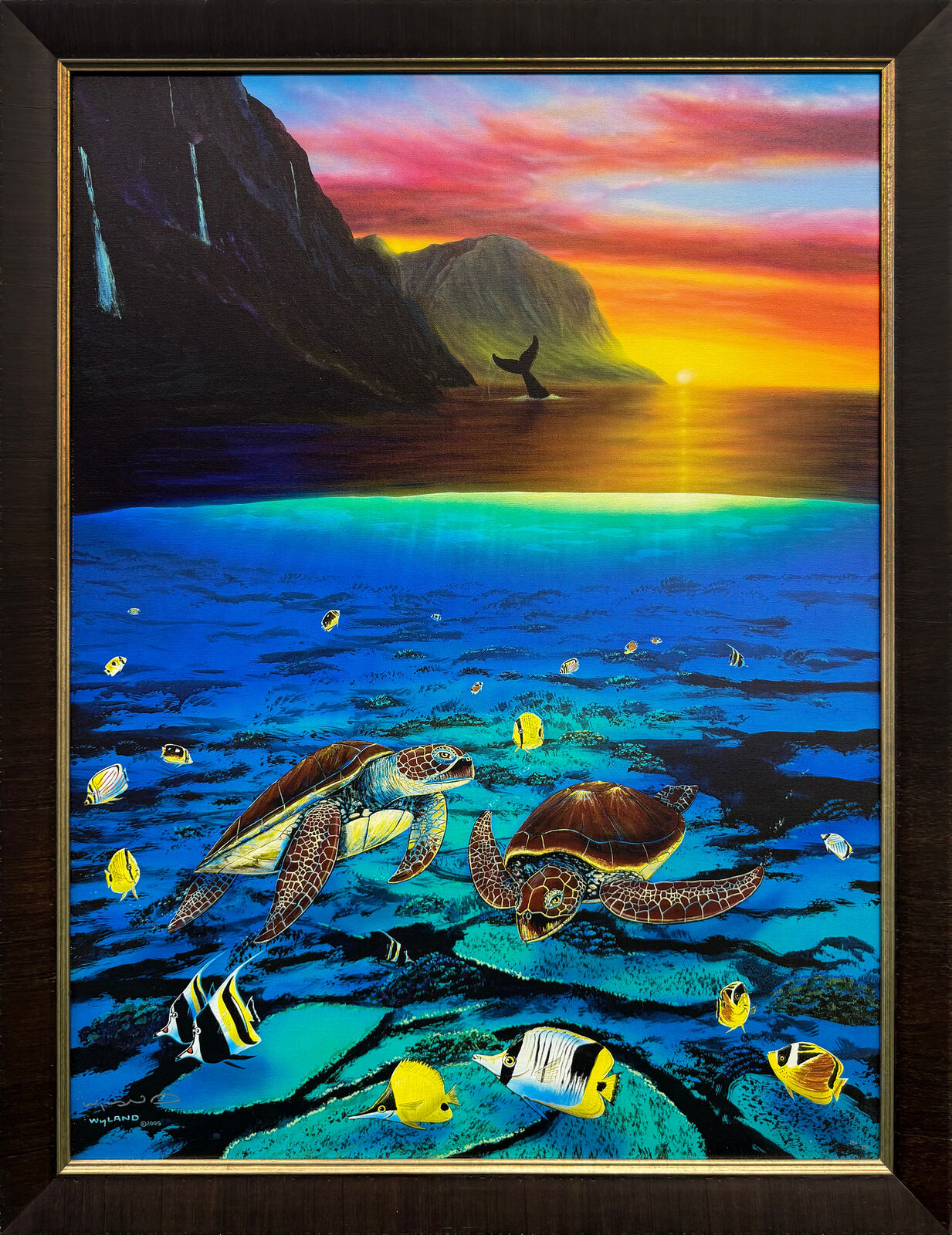 Artwork by Robert Wyland, Ancient Mariner (large hand signed giclee on canvas), Made of Giclee On Canvas 