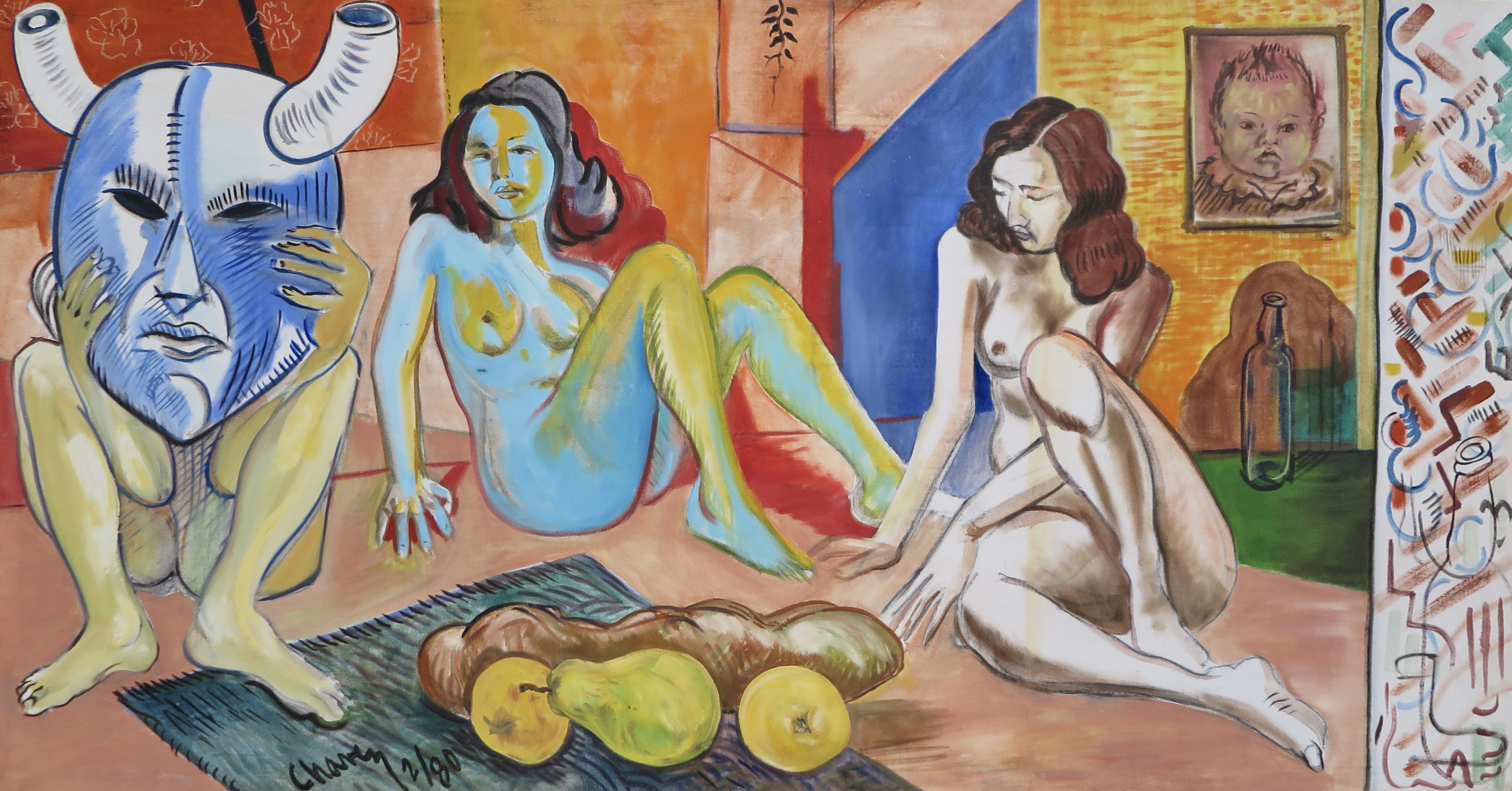 Artwork by Roberto Chavez, Asian Models, Made of Oil On Canvas 