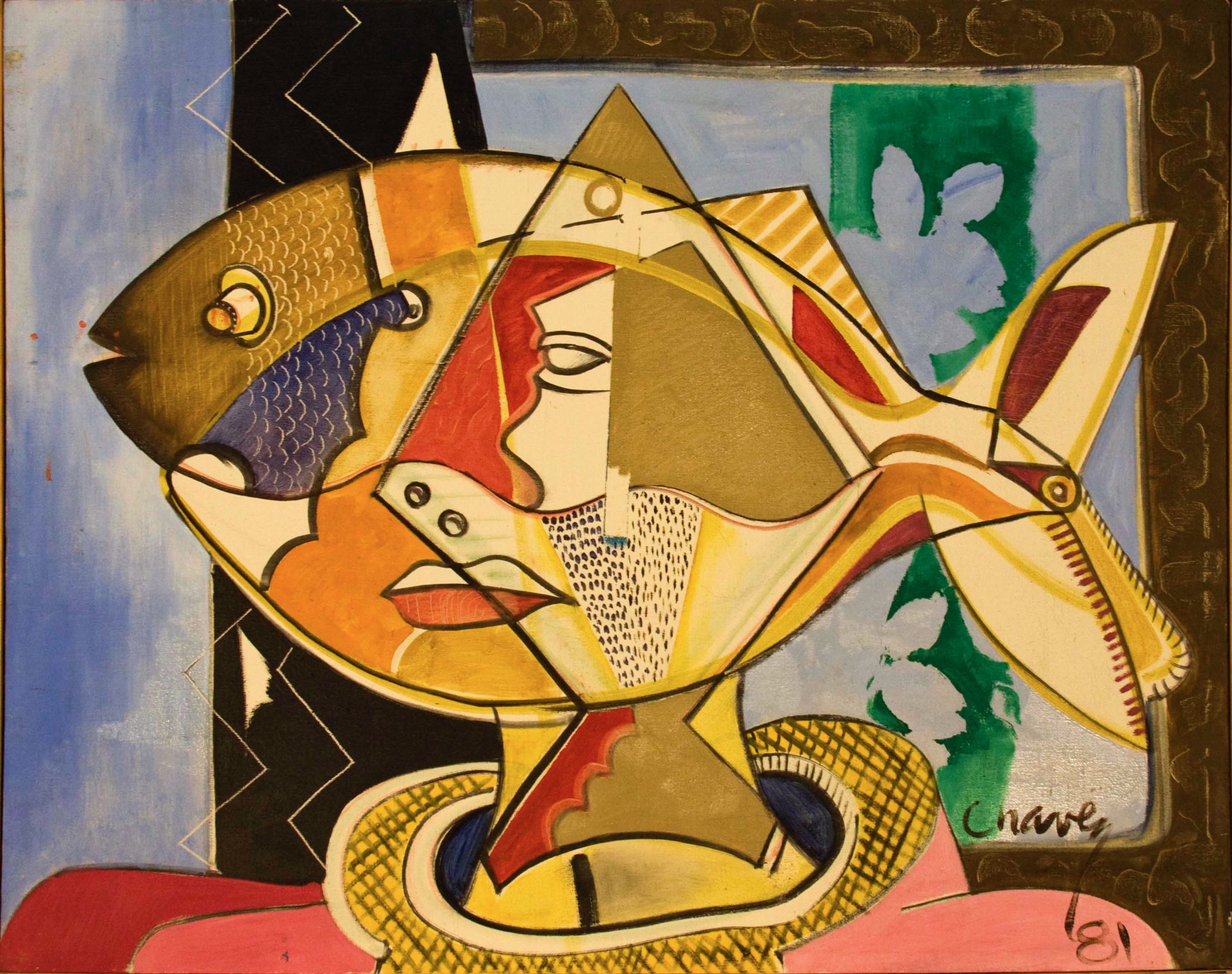 Fishface by Roberto Chavez, 1981
