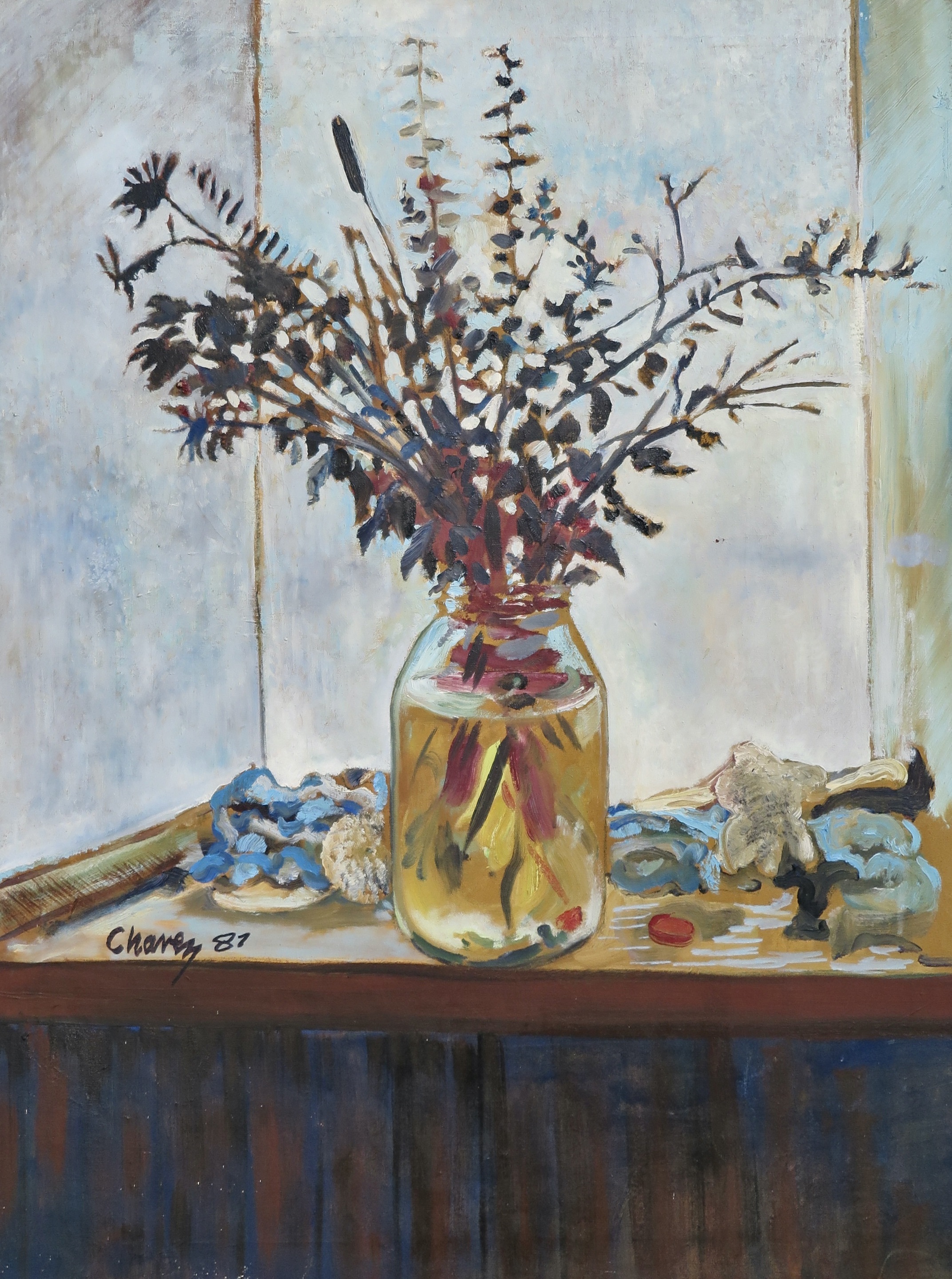 Jar vase by Roberto Chavez, 1985