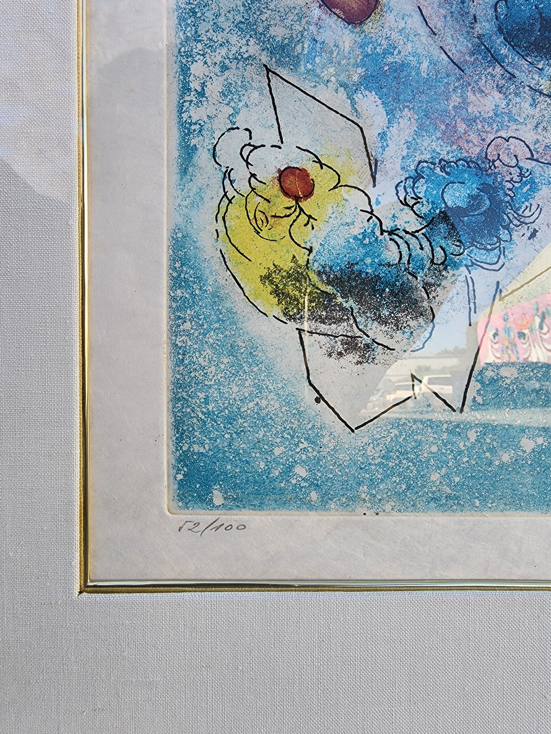 Artwork by Roberto Matta, Le Conmer from the Hom'mere III (L' Argonaute) suite, Made of Etching On Japon Paper 