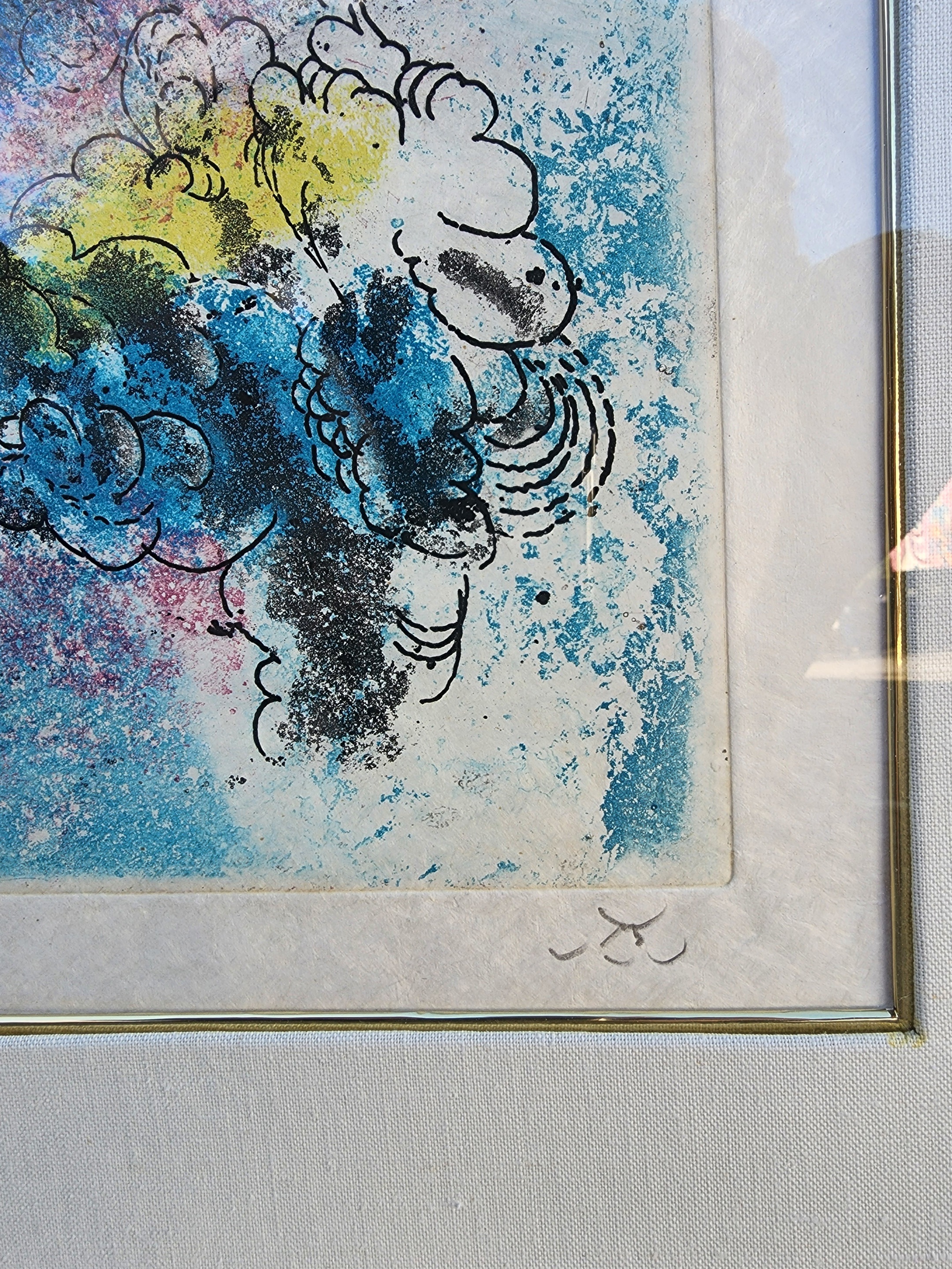Artwork by Roberto Matta, Le Conmer from the Hom'mere III (L' Argonaute) suite, Made of Etching On Japon Paper 