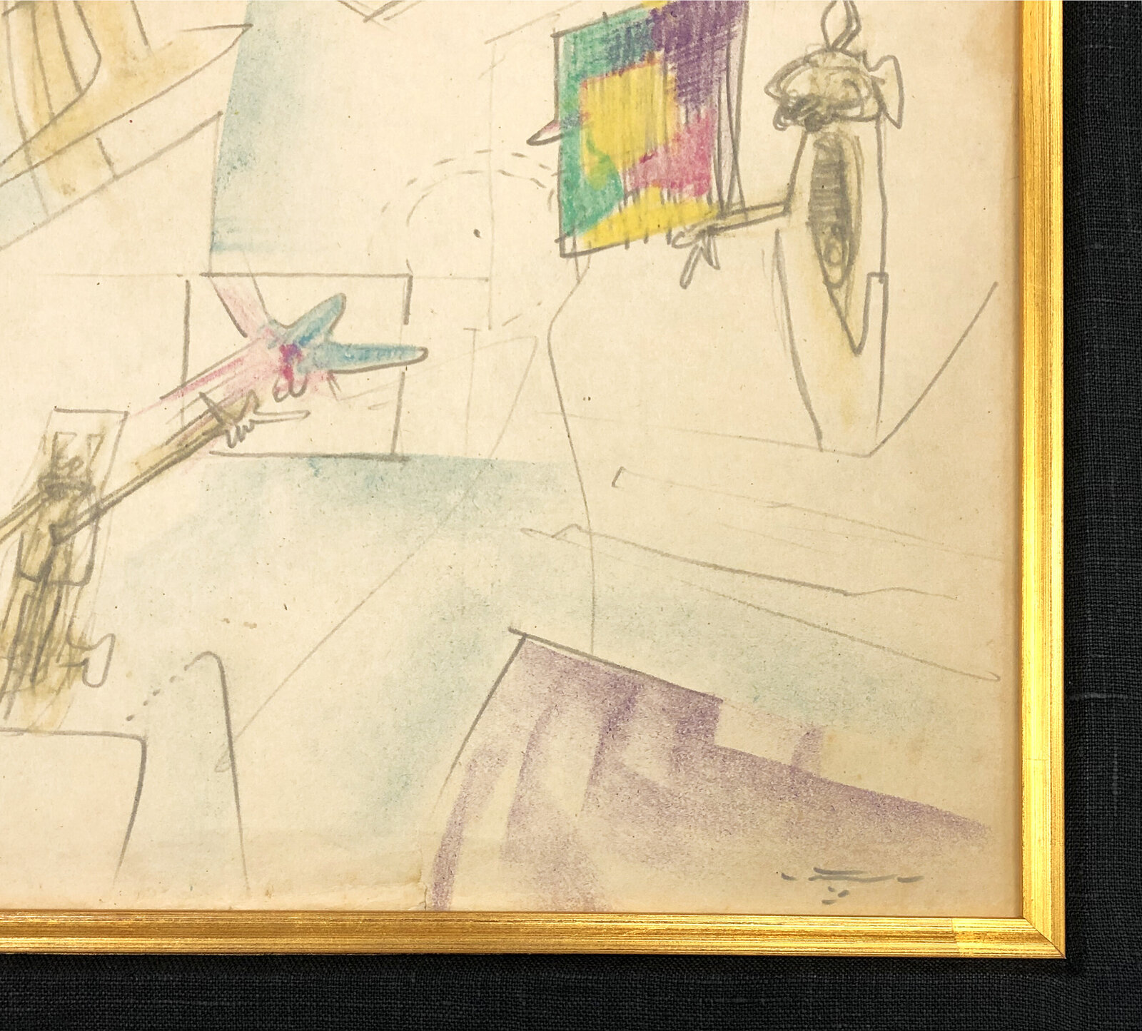 Artwork by Roberto Matta, Untitled (Original Drawing), Made of Drawing On Paper 