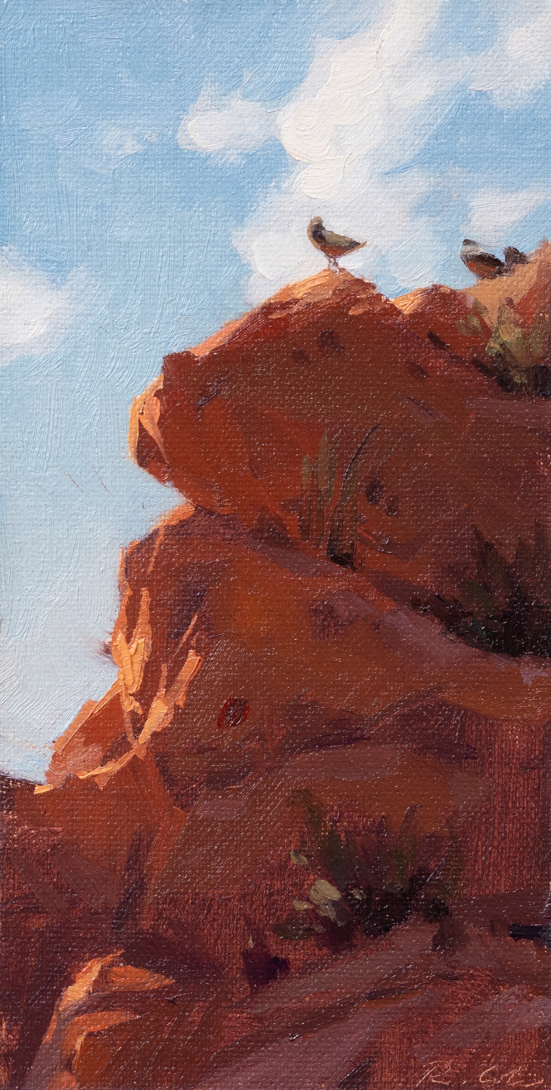 Audience (plein air) by Robin Cole, 2025