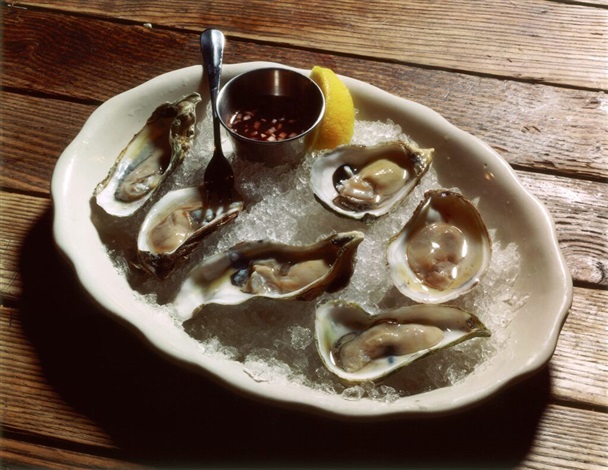 Artwork by Roe Ethridge, Oysters 2005, Made of Digital c-print 