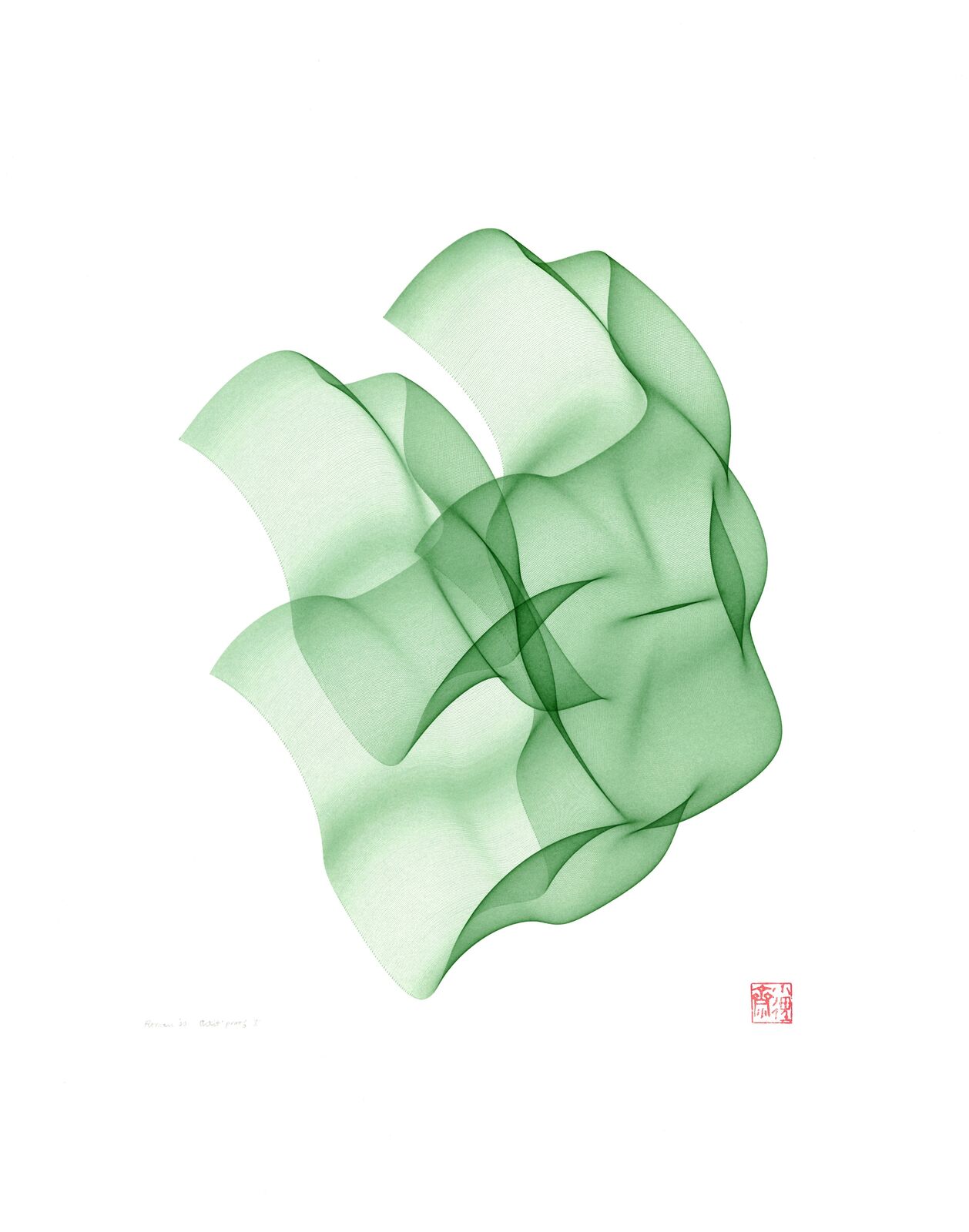 Cyberflower I,7 by Roman Verostko, 2000