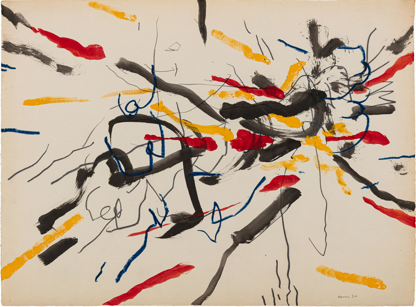 Psalm of Peace by Roman Verostko, 1964