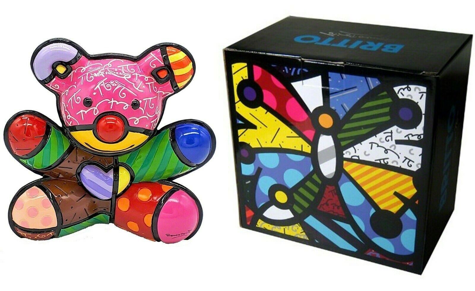 Artwork by Romero Britto, FUN BEAR (SCULPTURE), Made of Poly Resin 
