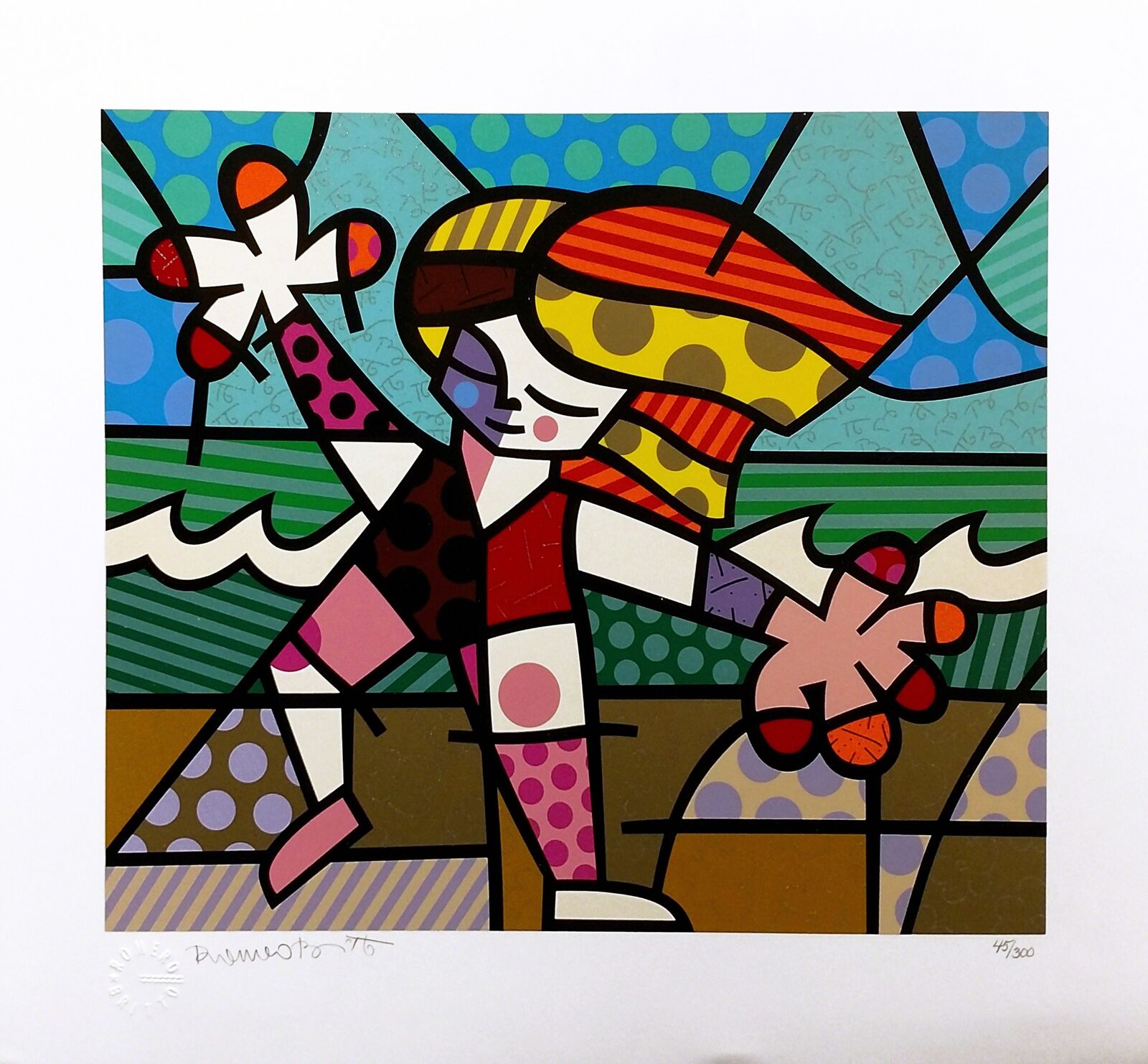GOLDEN BEACHES by Romero Britto, 1996