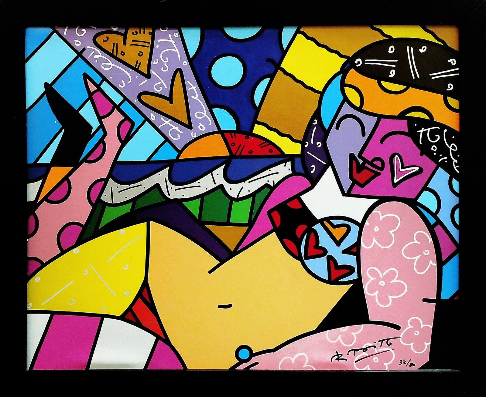 UNKNOWN (BEACH) by Romero Britto, null