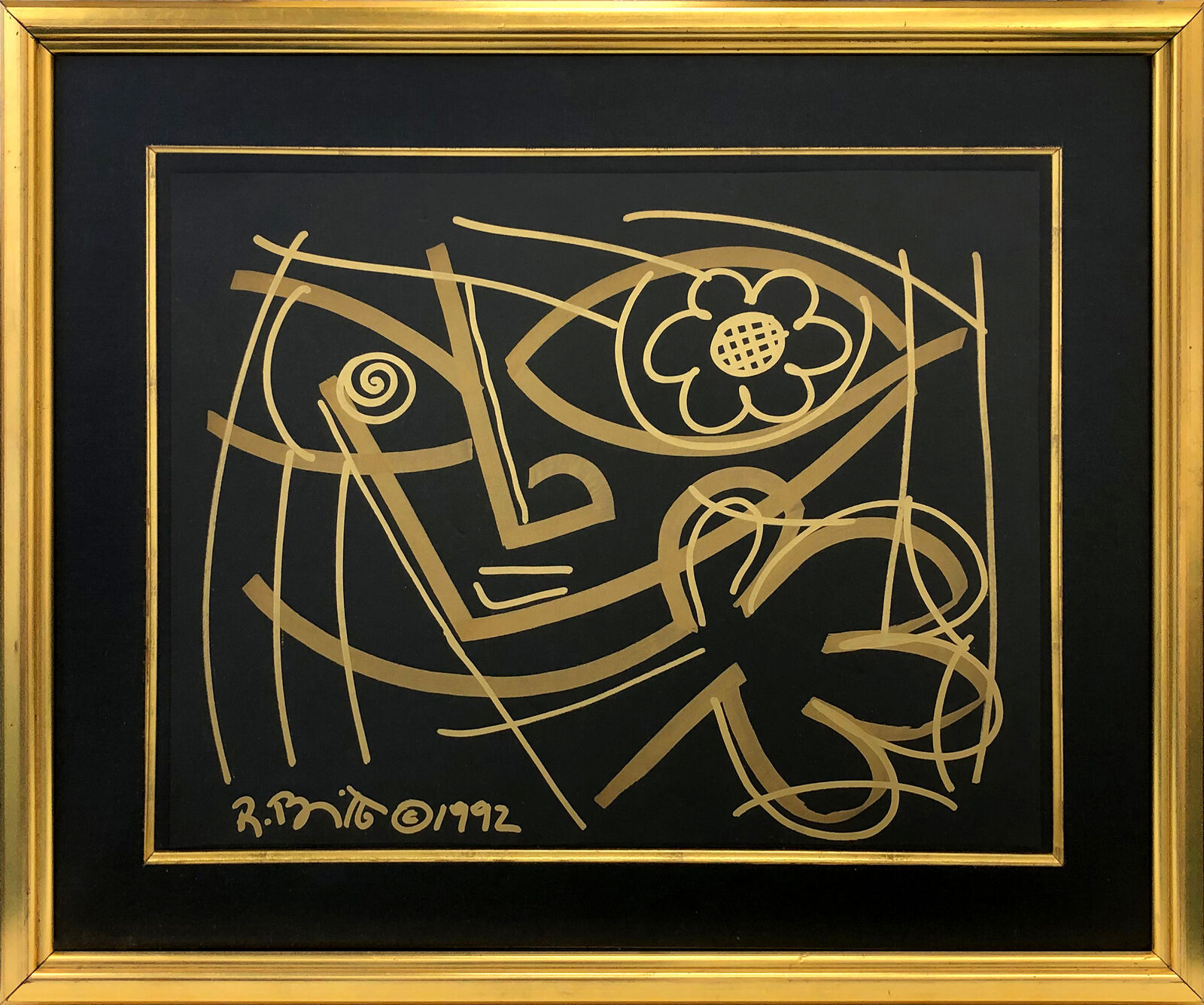 UNTITLED (ORIGINAL) by Romero Britto, 1992