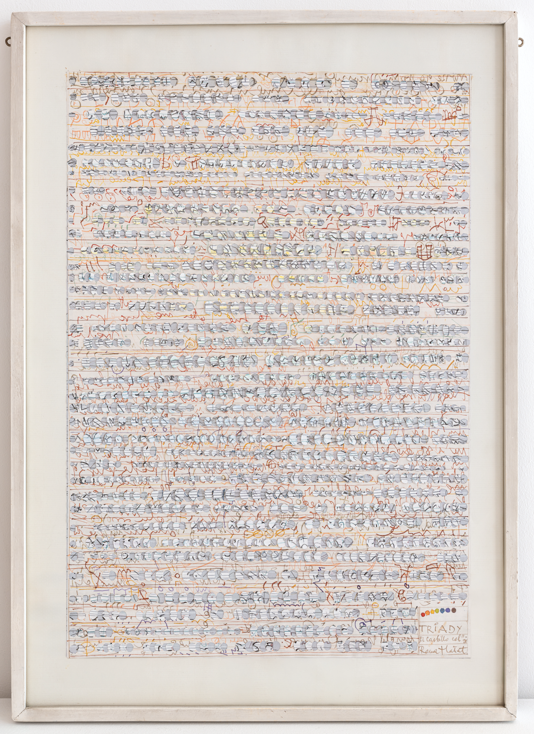 "El Castillo cont." XIII, from the "Triads" series by Roma Hałat, 1991