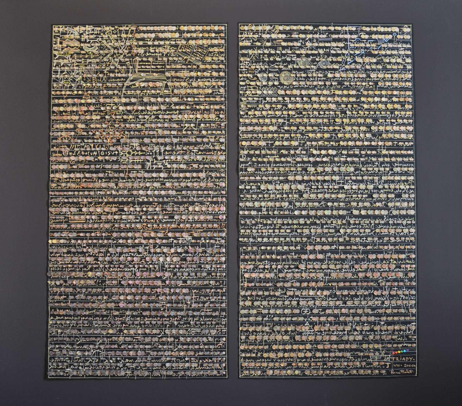 VIII, from the "Triads" series by Roma Hałat, 2000