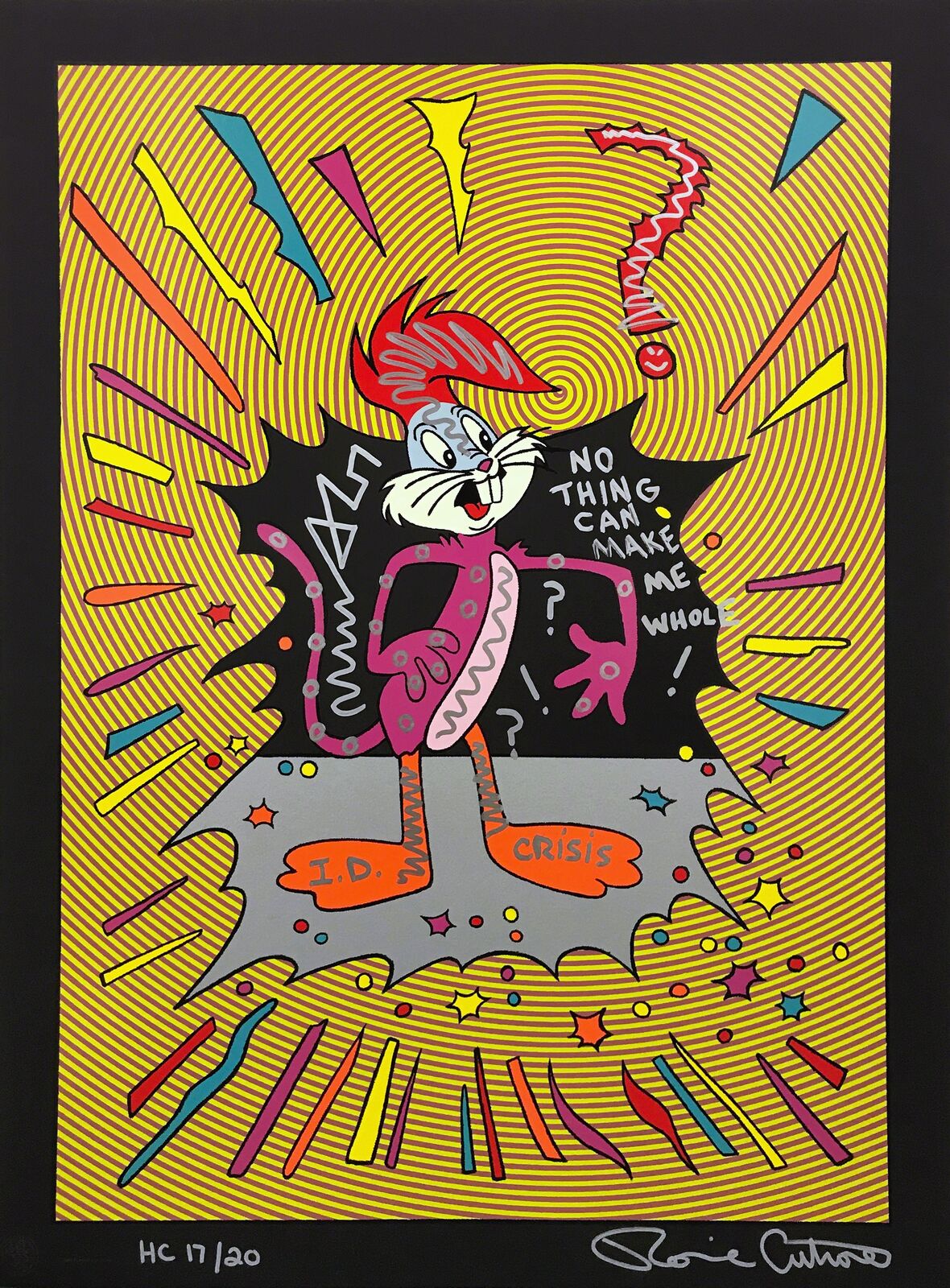 IDENTITY CRISIS (EMBELLISHED) by Ronnie Cutrone, 1989
