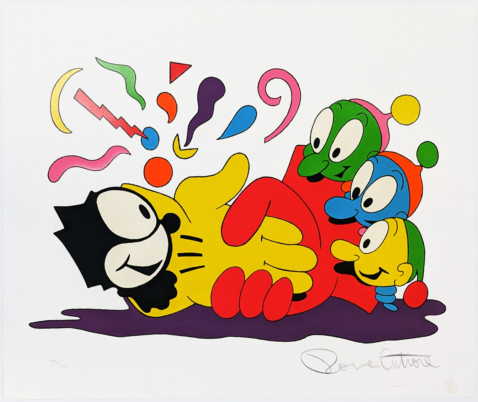 NO GLOVE NO LOVE by Ronnie Cutrone, 1989