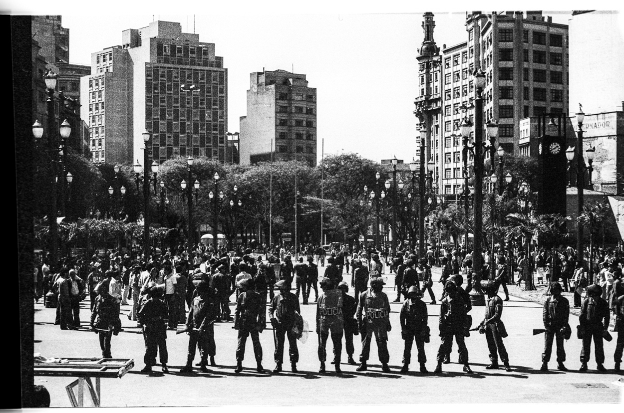 Demonstration against rising costs of Living, Sao Paulo by Rosa Gauditano , 1978