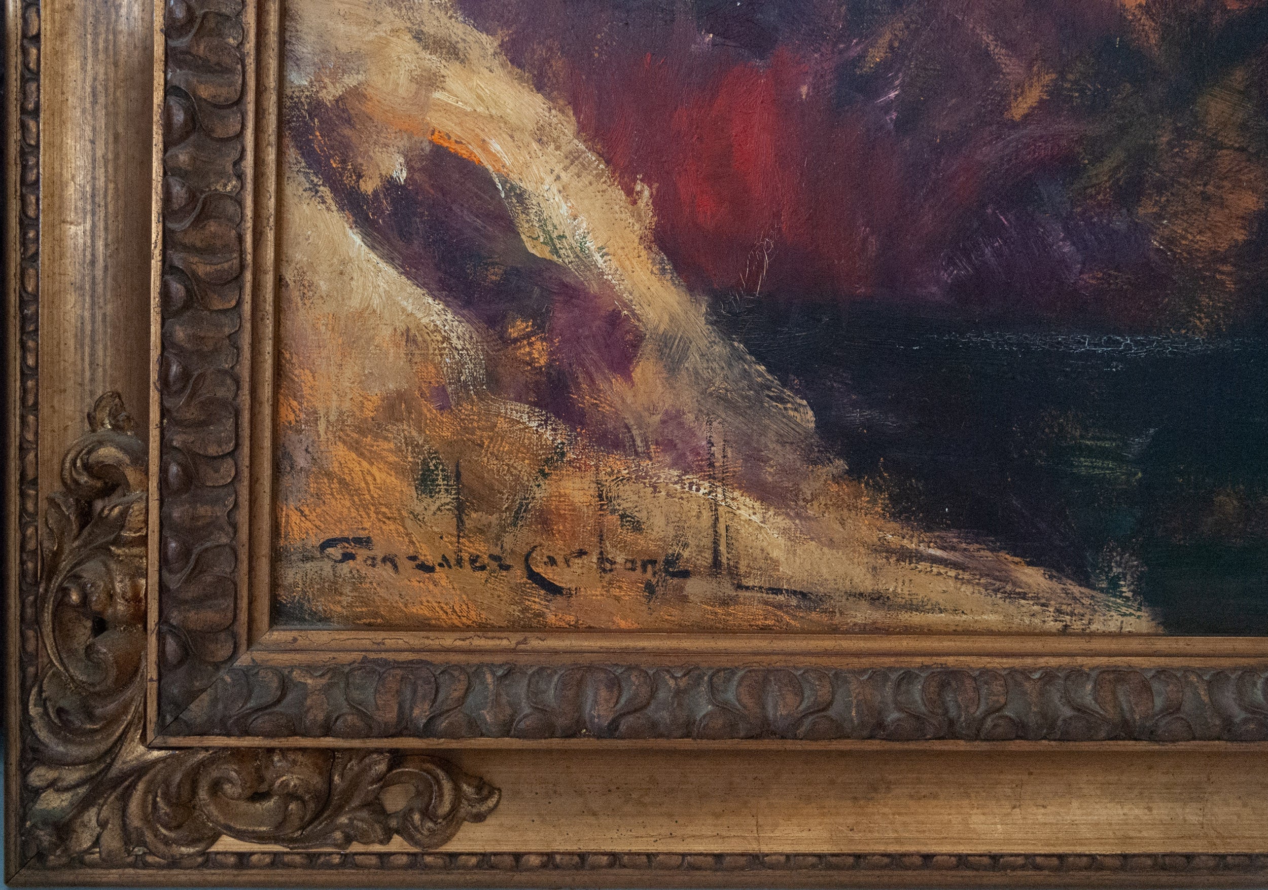 Artwork by Rosendo González Carbonell, Contemplation, Made of Oil on canvas 