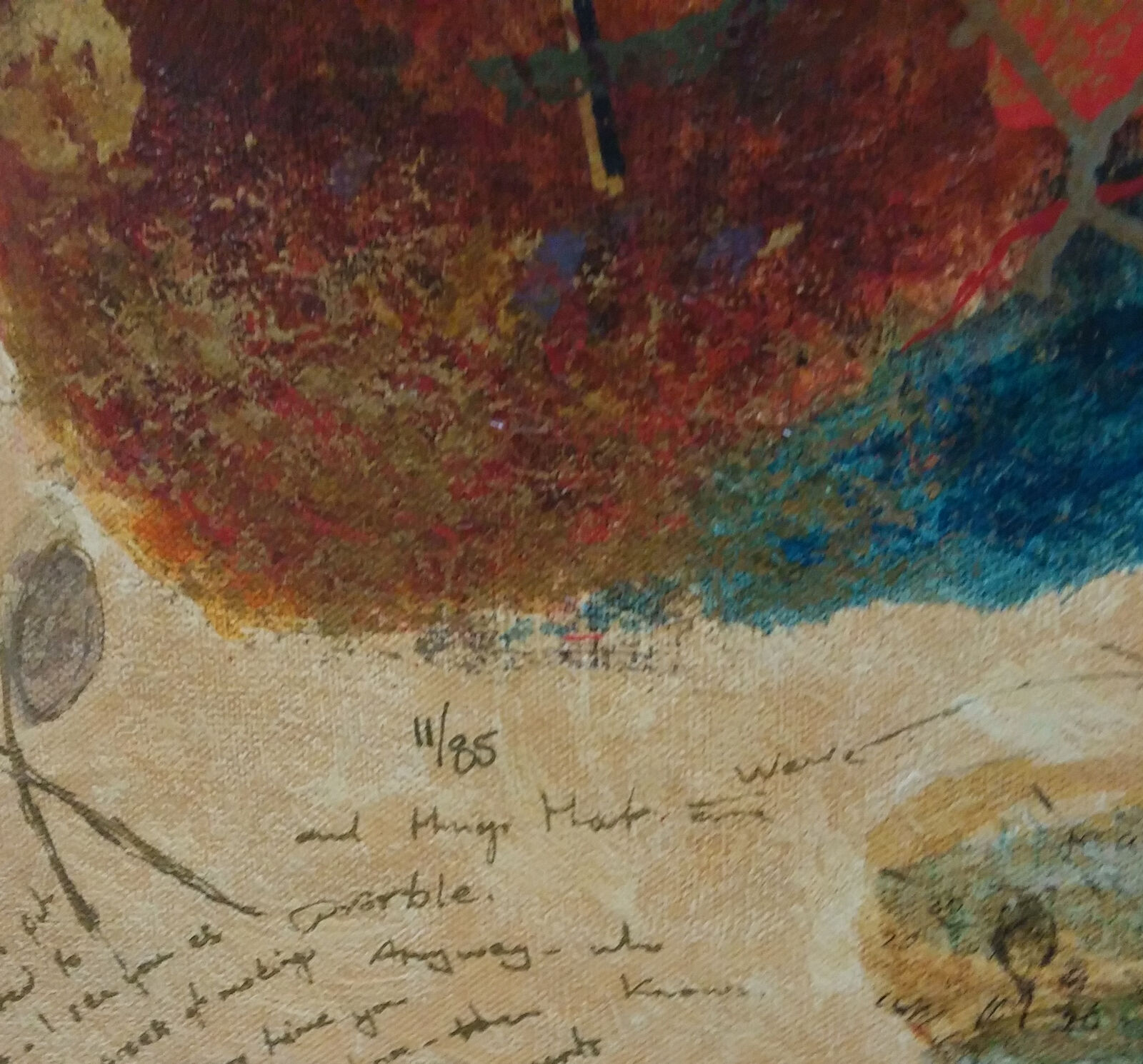 Artwork by Roy Fairchild-Woodard, CRADLE SONG, Made of Serigraph On Linen 