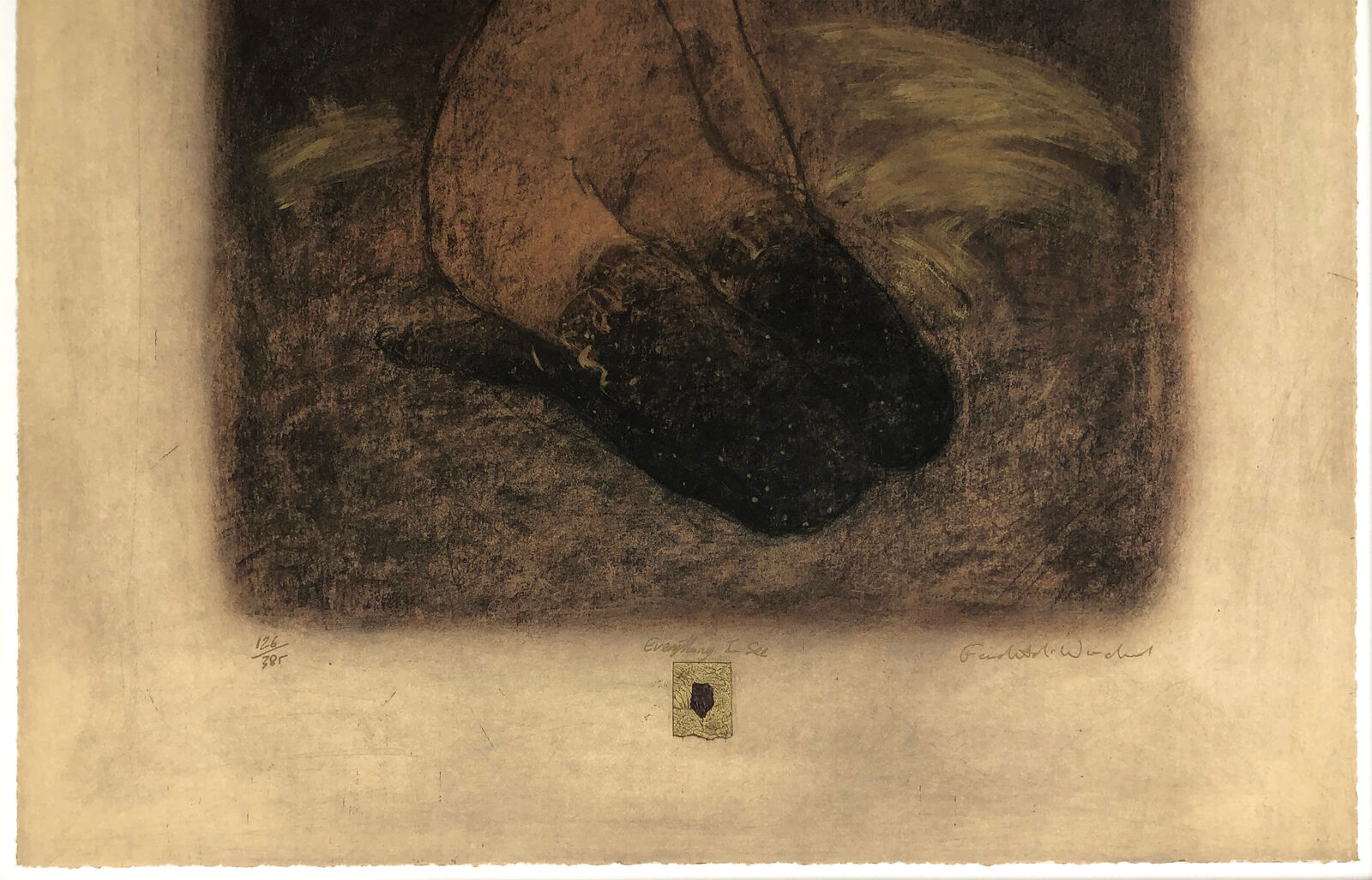 Artwork by Roy Fairchild-Woodard, Everything I See (hand signed etching and aquatint), Made of Etching And Aquatint 