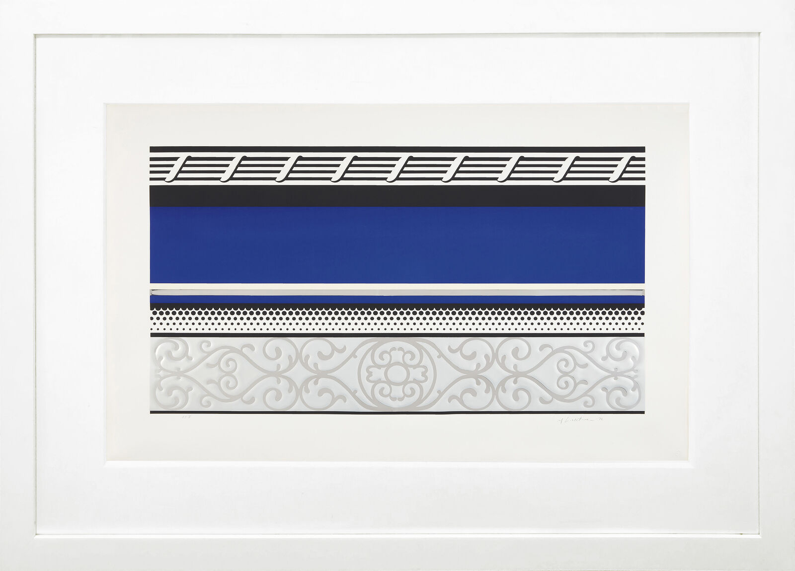 ENTABLATURE V by Roy Lichtenstein, 1976