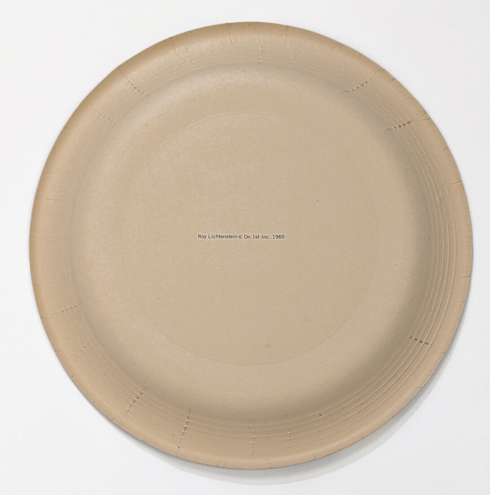 Artwork by Roy Lichtenstein, PLATE, Made of Screen Print 