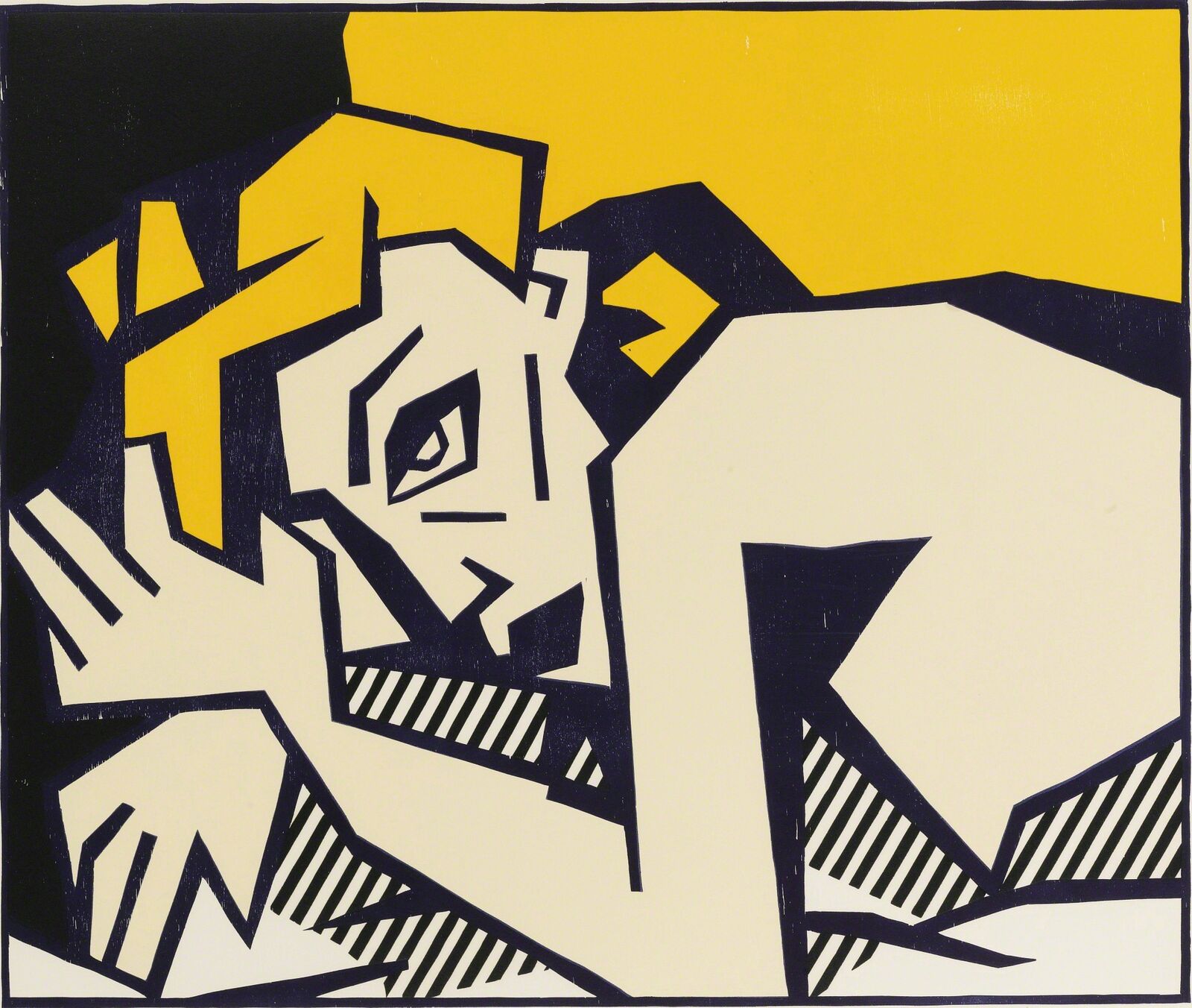 RECLINING NUDE by Roy Lichtenstein, 1980