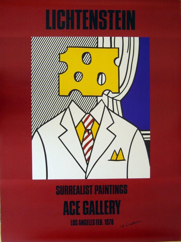 Poster: Ace Gallery by Roy Lichtenstein, 1978