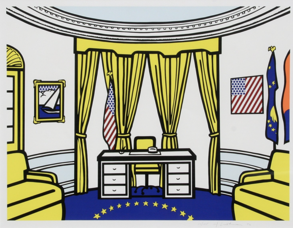 The Oval Office by Roy Lichtenstein, 1992