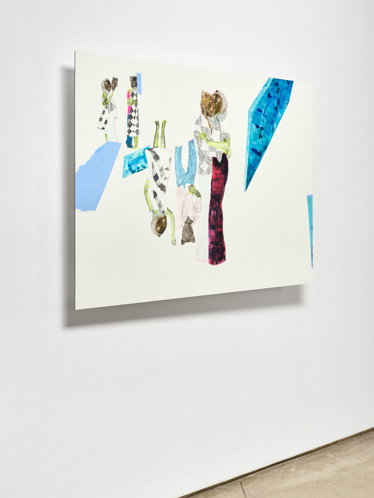 Artwork by Ruby Onyinyechi Amanze, THE BIG DANCE III; what are you training for? [POOL + AUDRE + ADA], Made of Graphite, ink and photo transfer on paper 